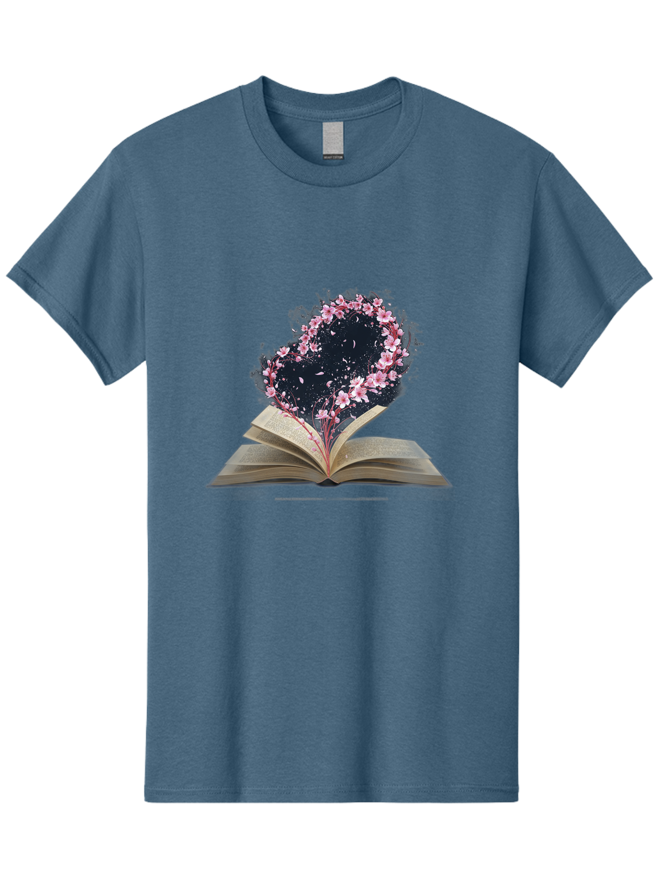 Book-With-Cherry-Blossom-Tree Men'S Graphic Tee, 100% Cotton, Comfortable Casual Summer Wear, Machine Washable, Vintage Camera, Old Camera, Antique Camera, Black Camera, Classic Photography, Photography Equipment, Nostalgic Device, Baj339