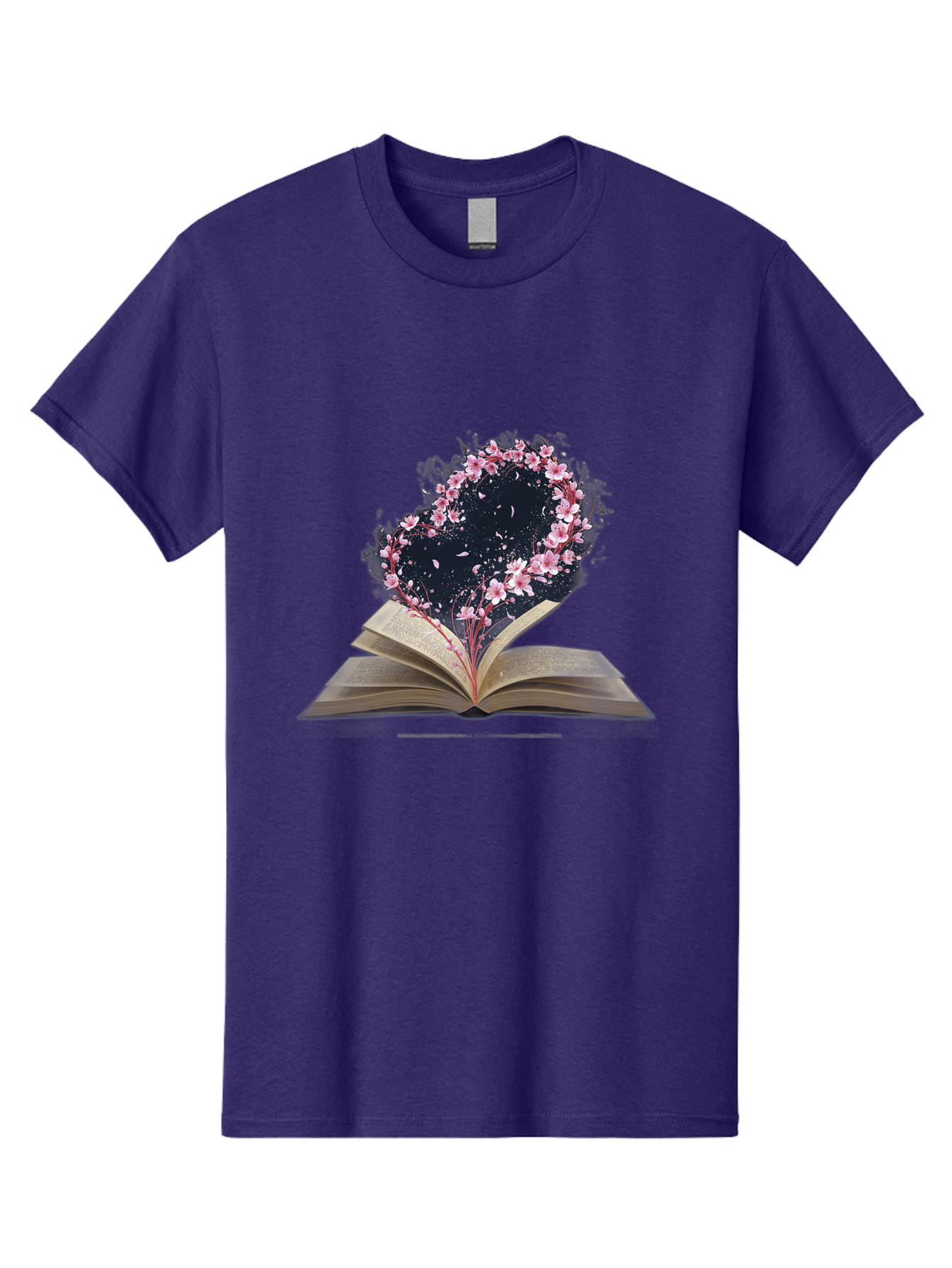 Book-With-Cherry-Blossom-Tree Men'S Graphic Tee, 100% Cotton, Comfortable Casual Summer Wear, Machine Washable, Vintage Camera, Old Camera, Antique Camera, Black Camera, Classic Photography, Photography Equipment, Nostalgic Device, Baj339