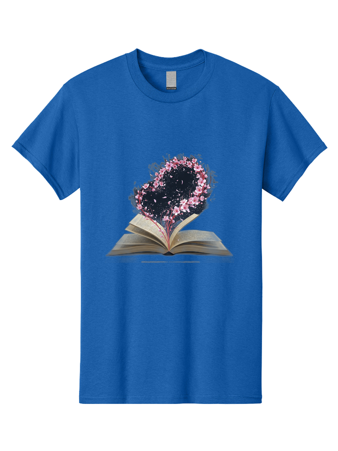 Book-With-Cherry-Blossom-Tree Men'S Graphic Tee, 100% Cotton, Comfortable Casual Summer Wear, Machine Washable, Vintage Camera, Old Camera, Antique Camera, Black Camera, Classic Photography, Photography Equipment, Nostalgic Device, Baj339