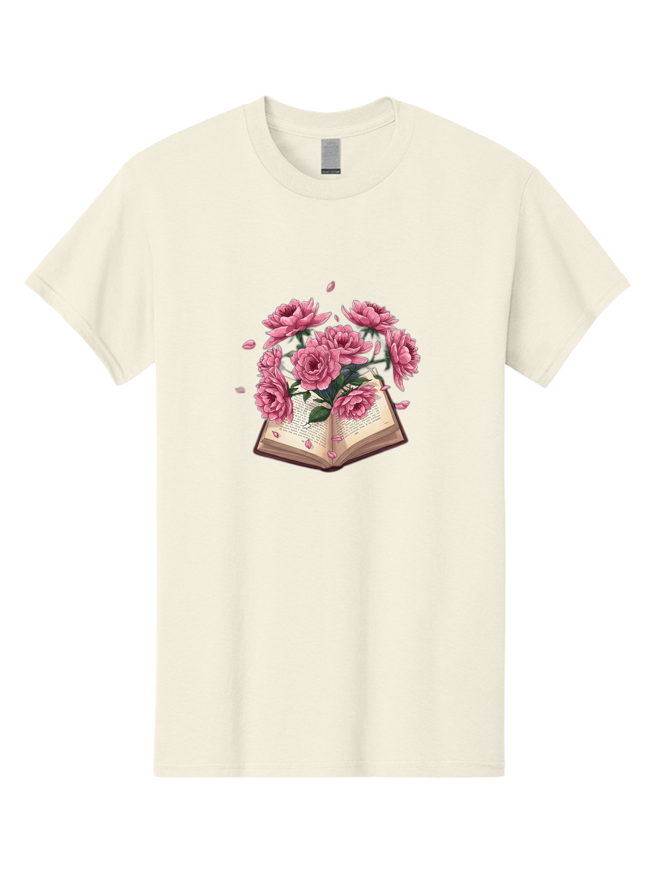 Book-With-Pink-Roses Men'S Graphic Tee, 100% Cotton, Comfortable Casual Summer Wear, Machine Washable, Vintage Camera, Old Camera, Antique Camera, Black Camera, Classic Photography, Photography Equipment, Nostalgic Device, Film Camera, Baj340