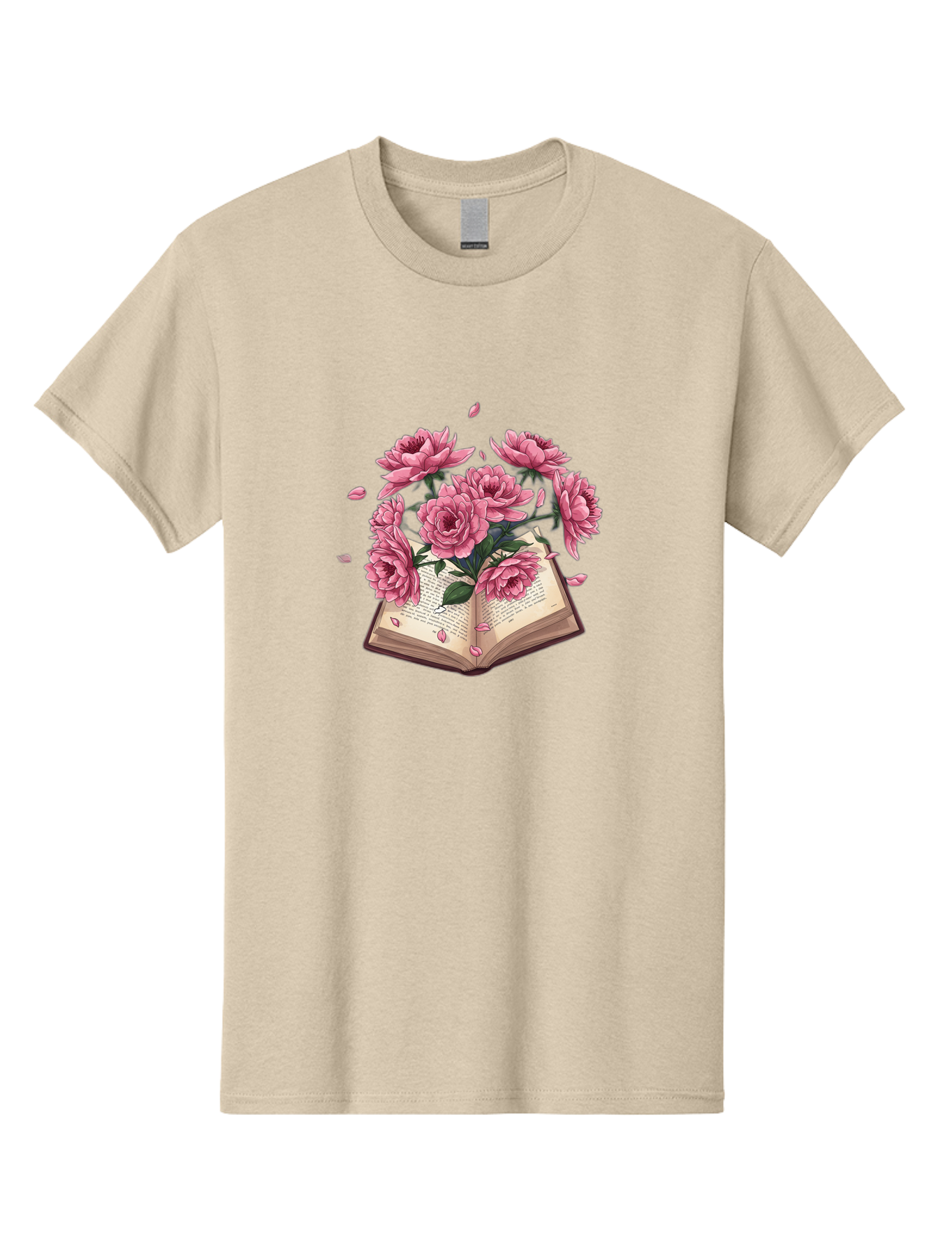 Book-With-Pink-Roses Men'S Graphic Tee, 100% Cotton, Comfortable Casual Summer Wear, Machine Washable, Vintage Camera, Old Camera, Antique Camera, Black Camera, Classic Photography, Photography Equipment, Nostalgic Device, Film Camera, Baj340
