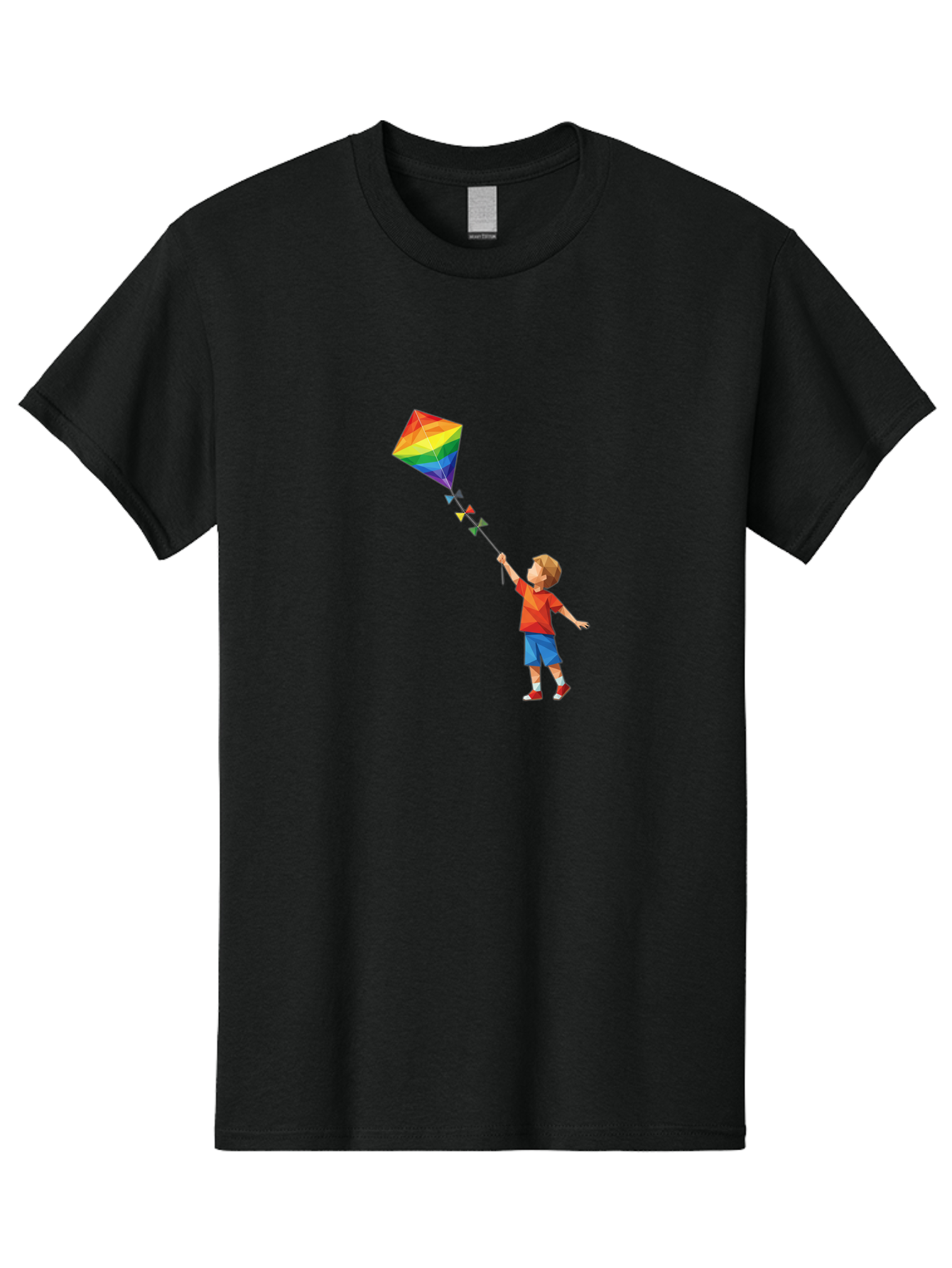 Boy-Flying-Kite Men'S Graphic Tee, 100% Cotton, Comfortable Casual Summer Wear, Machine Washable, Vintage Camera, Old Camera, Antique Camera, Black Camera, Classic Photography, Photography Equipment, Nostalgic Device, Film Camera, Camera Art Baj342