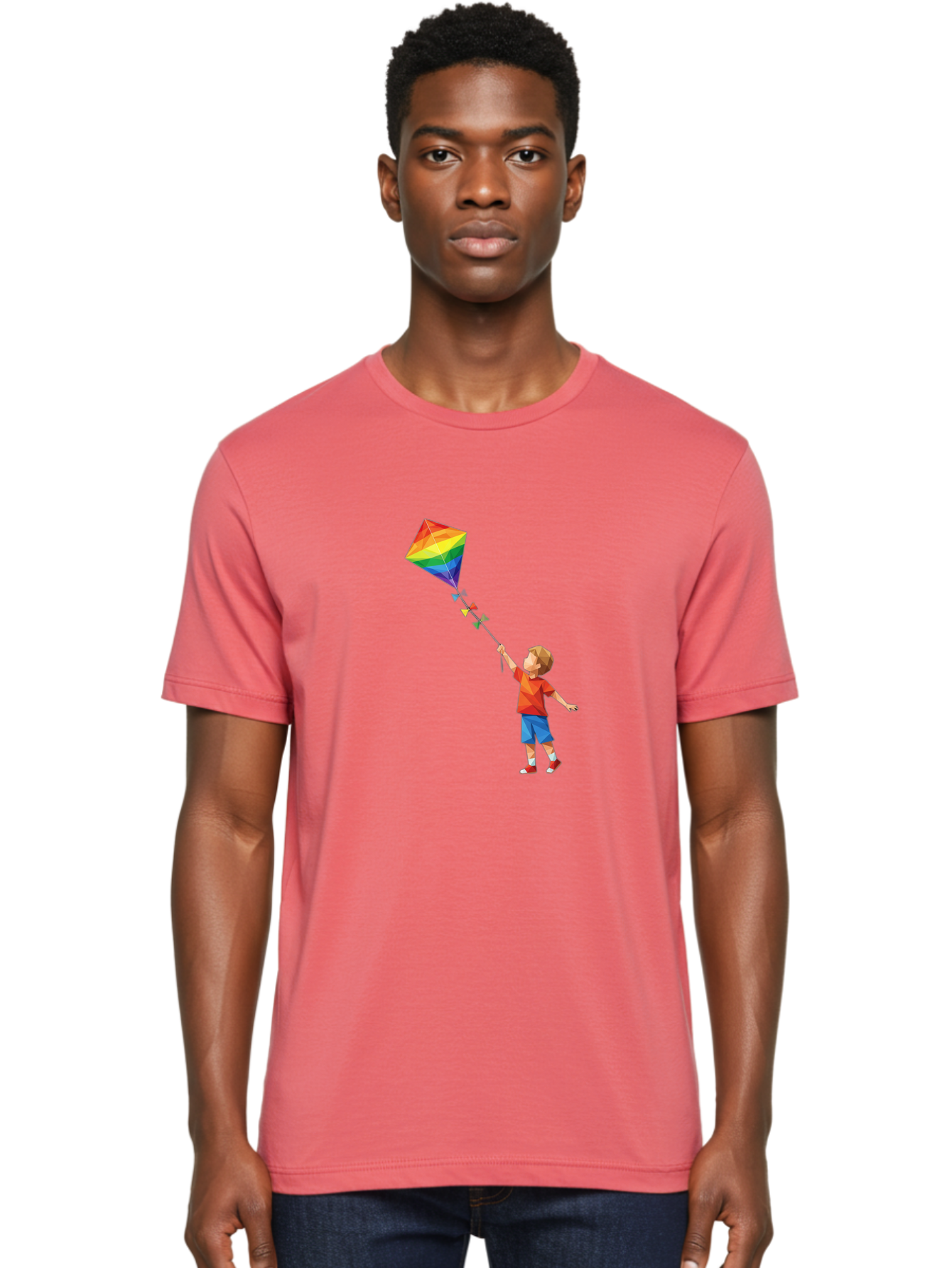 Boy-Flying-Kite Men'S Graphic Tee, 100% Cotton, Comfortable Casual Summer Wear, Machine Washable, Vintage Camera, Old Camera, Antique Camera, Black Camera, Classic Photography, Photography Equipment, Nostalgic Device, Film Camera, Camera Art Baj342