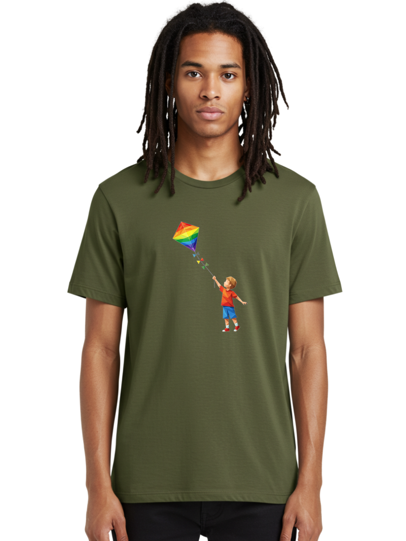 Boy-Flying-Kite Men'S Graphic Tee, 100% Cotton, Comfortable Casual Summer Wear, Machine Washable, Vintage Camera, Old Camera, Antique Camera, Black Camera, Classic Photography, Photography Equipment, Nostalgic Device, Film Camera, Camera Art Baj342
