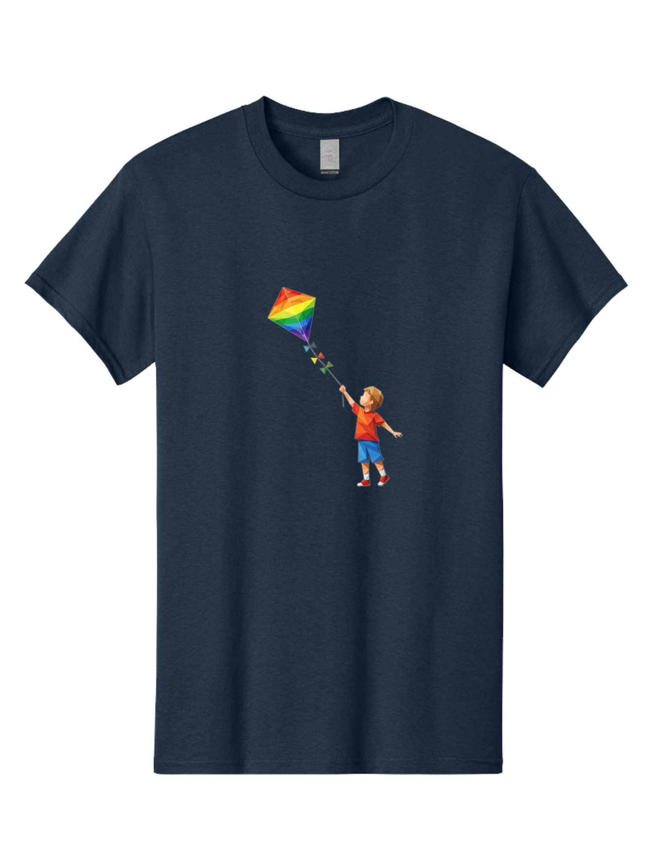 Boy-Flying-Kite Men'S Graphic Tee, 100% Cotton, Comfortable Casual Summer Wear, Machine Washable, Vintage Camera, Old Camera, Antique Camera, Black Camera, Classic Photography, Photography Equipment, Nostalgic Device, Film Camera, Camera Art Baj342