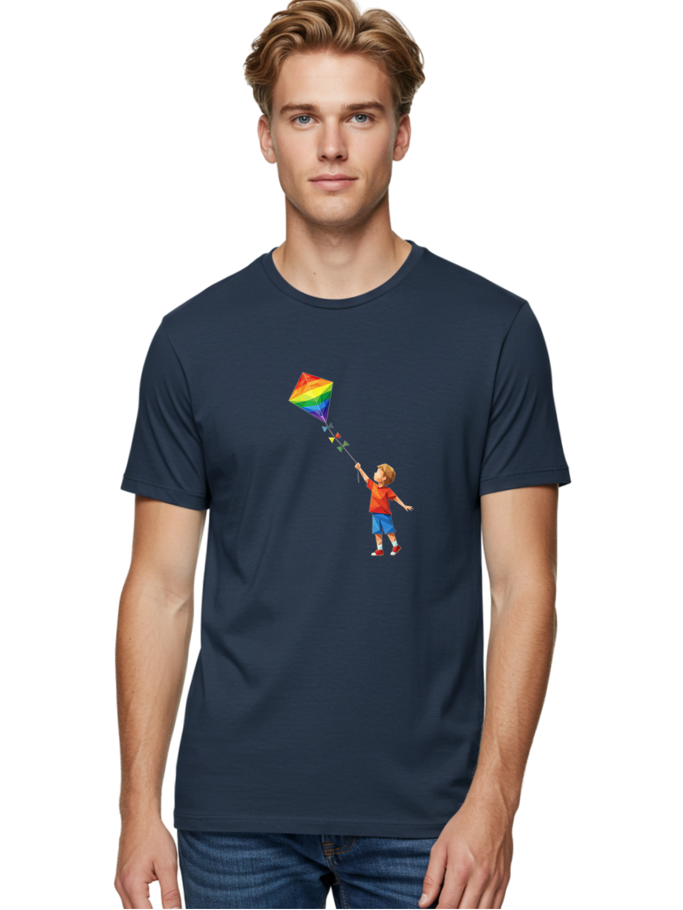 Boy-Flying-Kite Men'S Graphic Tee, 100% Cotton, Comfortable Casual Summer Wear, Machine Washable, Vintage Camera, Old Camera, Antique Camera, Black Camera, Classic Photography, Photography Equipment, Nostalgic Device, Film Camera, Camera Art Baj342