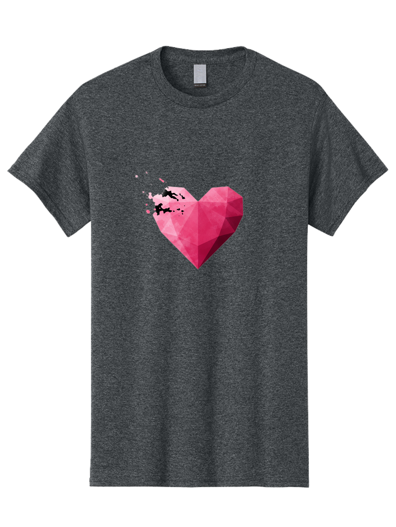 Broken-Heart-1 Men'S Graphic Tee, 100% Cotton, Comfortable Casual Summer Wear, Machine Washable, Vintage Camera, Old Camera, Antique Camera, Black Camera, Classic Photography, Photography Equipment, Nostalgic Device, Film Camera, Camera Art Baj343