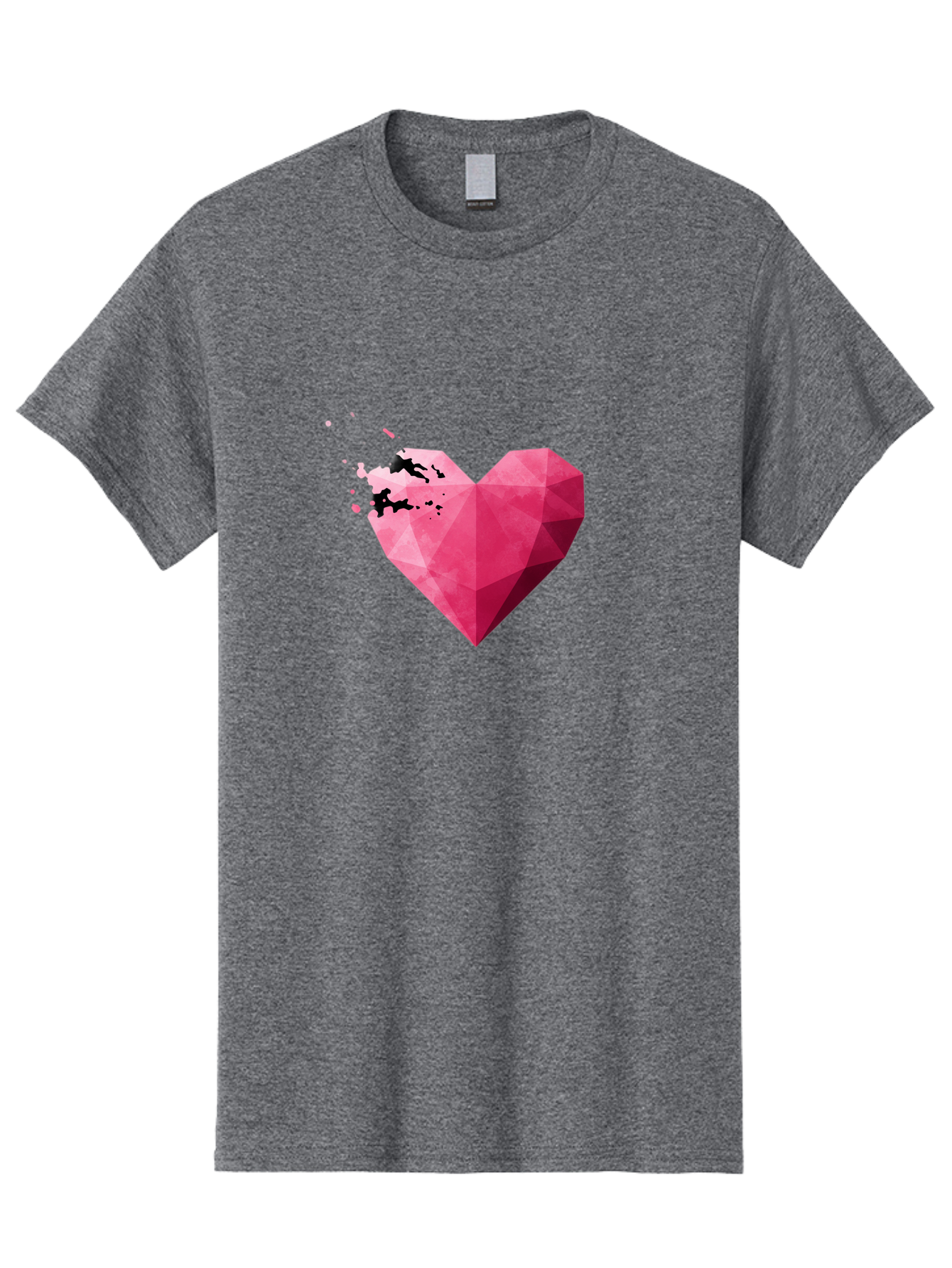 Broken-Heart-1 Men'S Graphic Tee, 100% Cotton, Comfortable Casual Summer Wear, Machine Washable, Vintage Camera, Old Camera, Antique Camera, Black Camera, Classic Photography, Photography Equipment, Nostalgic Device, Film Camera, Camera Art Baj343