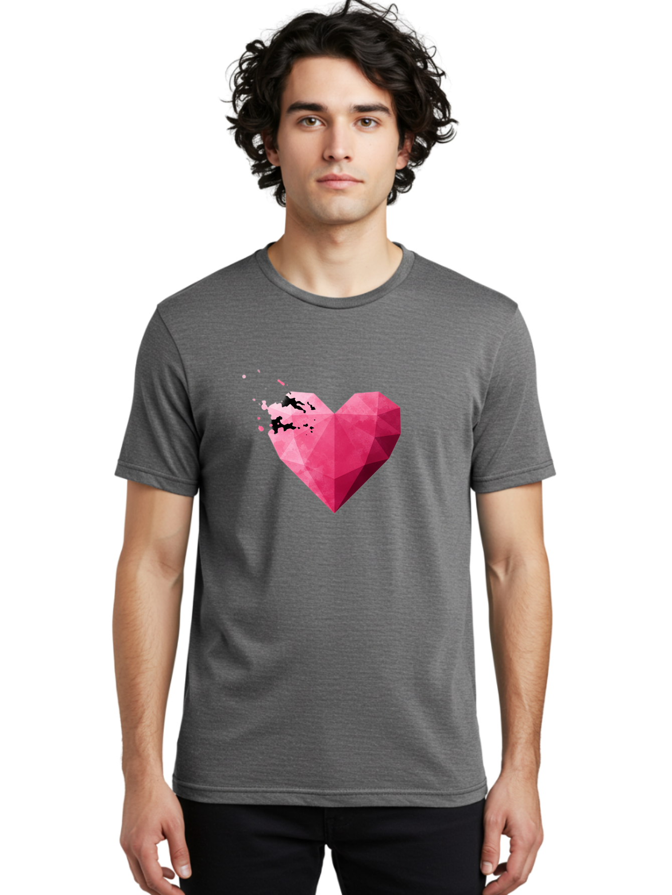 Broken-Heart-1 Men'S Graphic Tee, 100% Cotton, Comfortable Casual Summer Wear, Machine Washable, Vintage Camera, Old Camera, Antique Camera, Black Camera, Classic Photography, Photography Equipment, Nostalgic Device, Film Camera, Camera Art Baj343