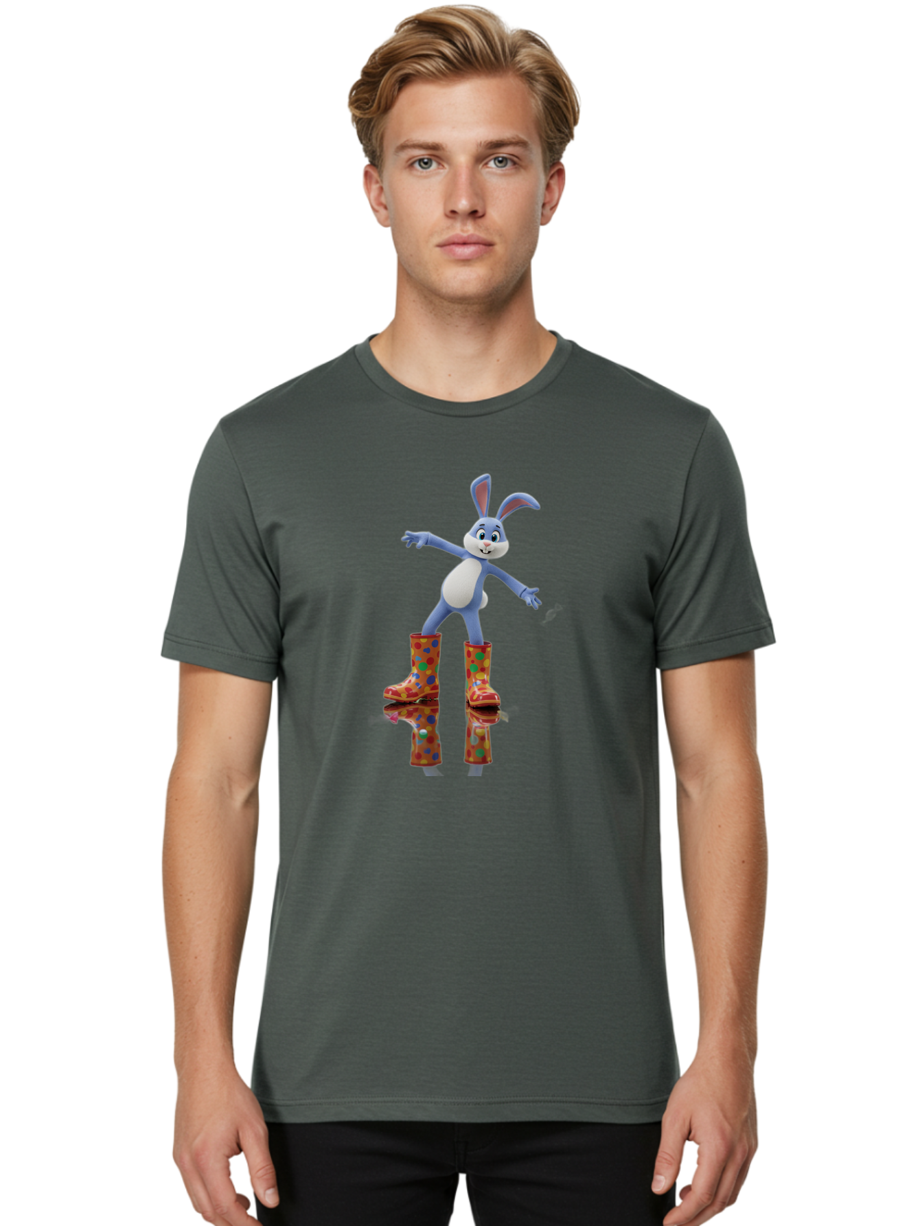 Bugs-Bunny-Red-Rainboots Men'S Graphic Tee, 100% Cotton, Comfortable Casual Summer Wear, Machine Washable, Vintage Camera, Old Camera, Antique Camera, Black Camera, Classic Photography, Photography Equipment, Nostalgic Device, Film Camera, Baj345
