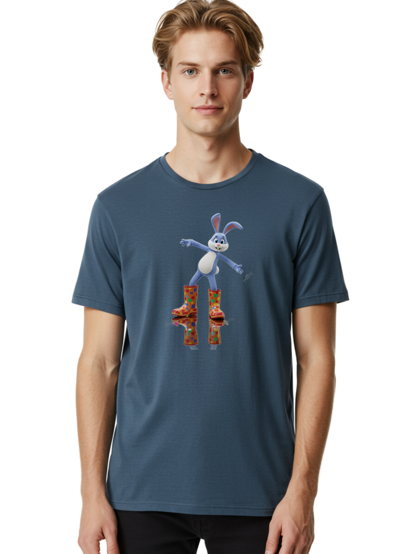 Bugs-Bunny-Red-Rainboots Men'S Graphic Tee, 100% Cotton, Comfortable Casual Summer Wear, Machine Washable, Vintage Camera, Old Camera, Antique Camera, Black Camera, Classic Photography, Photography Equipment, Nostalgic Device, Film Camera, Baj345