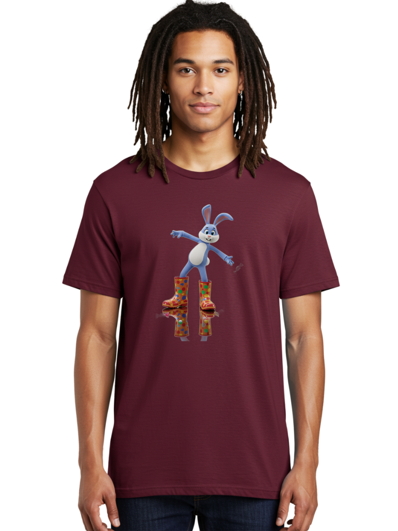 Bugs-Bunny-Red-Rainboots Men'S Graphic Tee, 100% Cotton, Comfortable Casual Summer Wear, Machine Washable, Vintage Camera, Old Camera, Antique Camera, Black Camera, Classic Photography, Photography Equipment, Nostalgic Device, Film Camera, Baj345