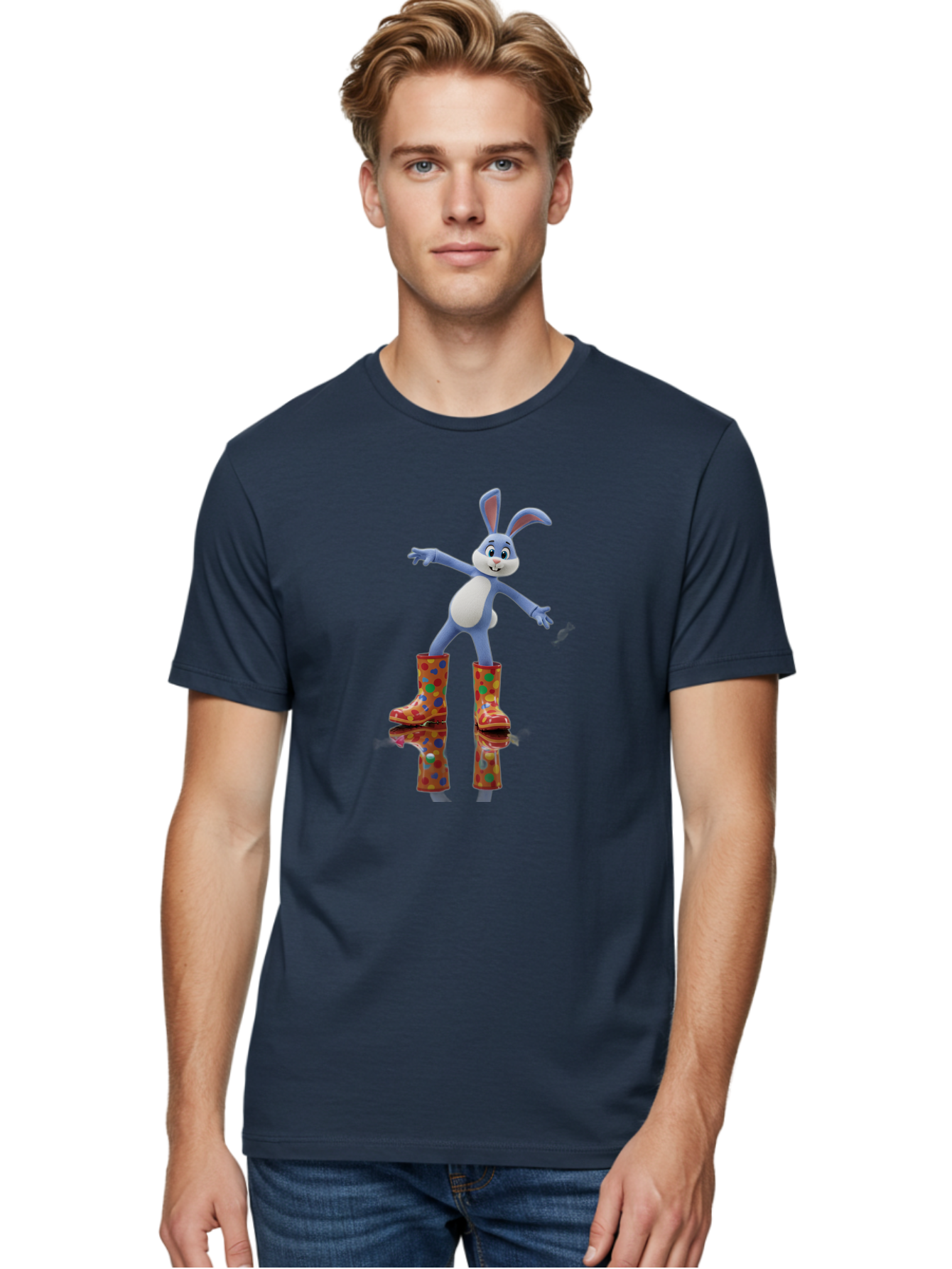 Bugs-Bunny-Red-Rainboots Men'S Graphic Tee, 100% Cotton, Comfortable Casual Summer Wear, Machine Washable, Vintage Camera, Old Camera, Antique Camera, Black Camera, Classic Photography, Photography Equipment, Nostalgic Device, Film Camera, Baj345