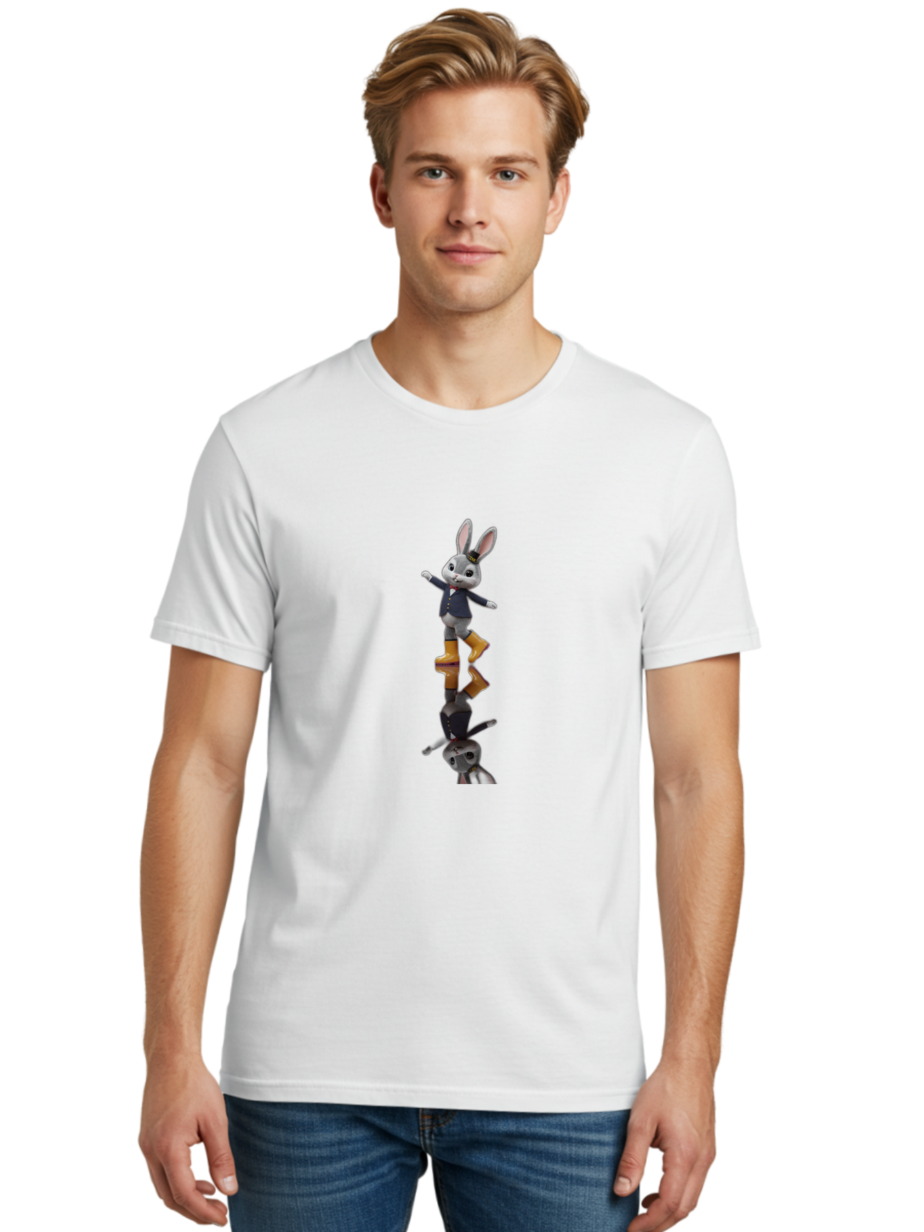 Bunny-1 Men'S Graphic Tee, 100% Cotton, Comfortable Casual Summer Wear, Machine Washable, Vintage Camera, Old Camera, Antique Camera, Black Camera, Classic Photography, Photography Equipment, Nostalgic Device, Film Camera, Camera Art Baj346