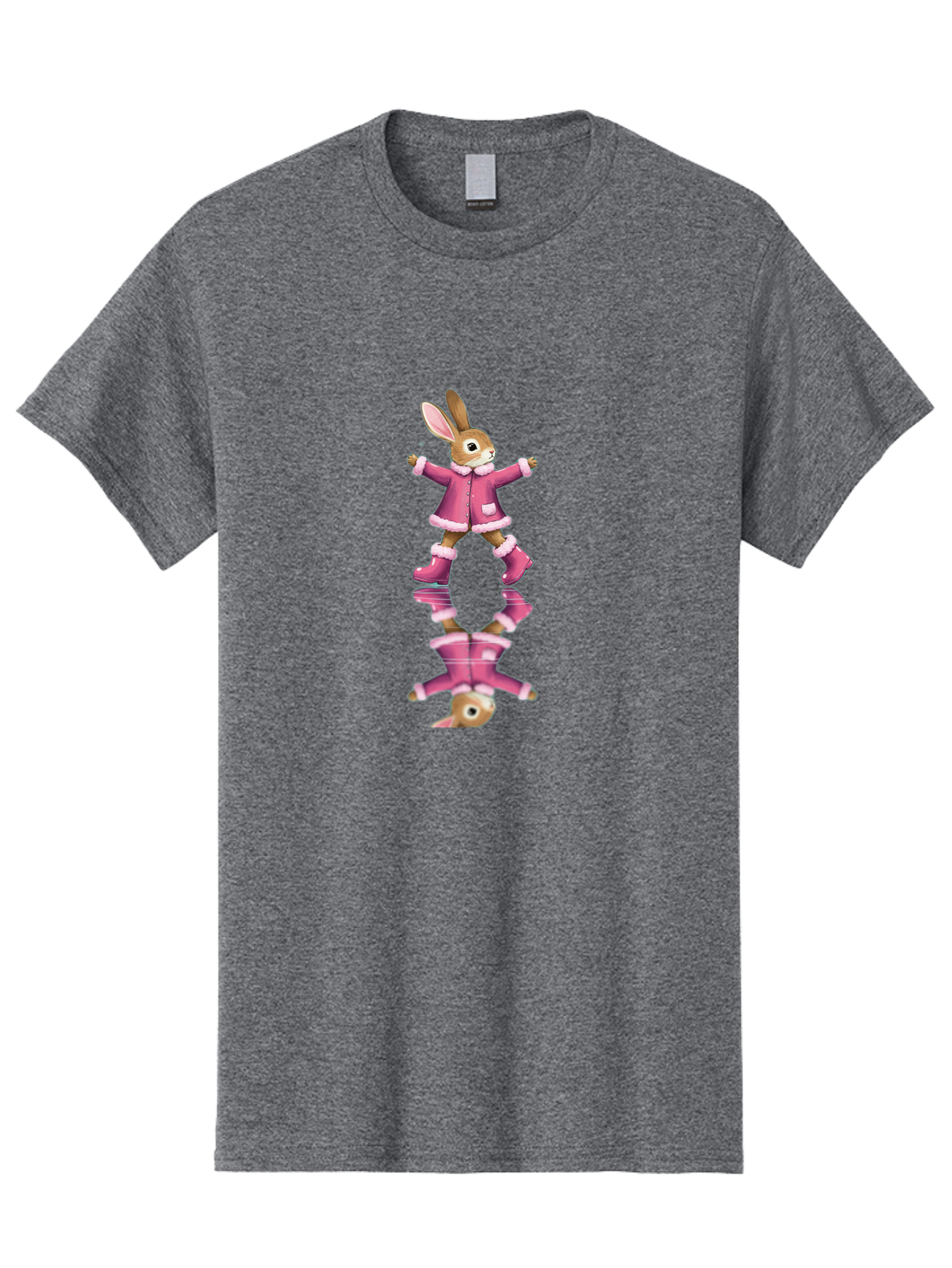 Bunny-In-Pink-Jacket Men'S Graphic Tee, 100% Cotton, Comfortable Casual Summer Wear, Machine Washable, Vintage Camera, Old Camera, Antique Camera, Black Camera, Classic Photography, Photography Equipment, Nostalgic Device, Film Camera, Baj347