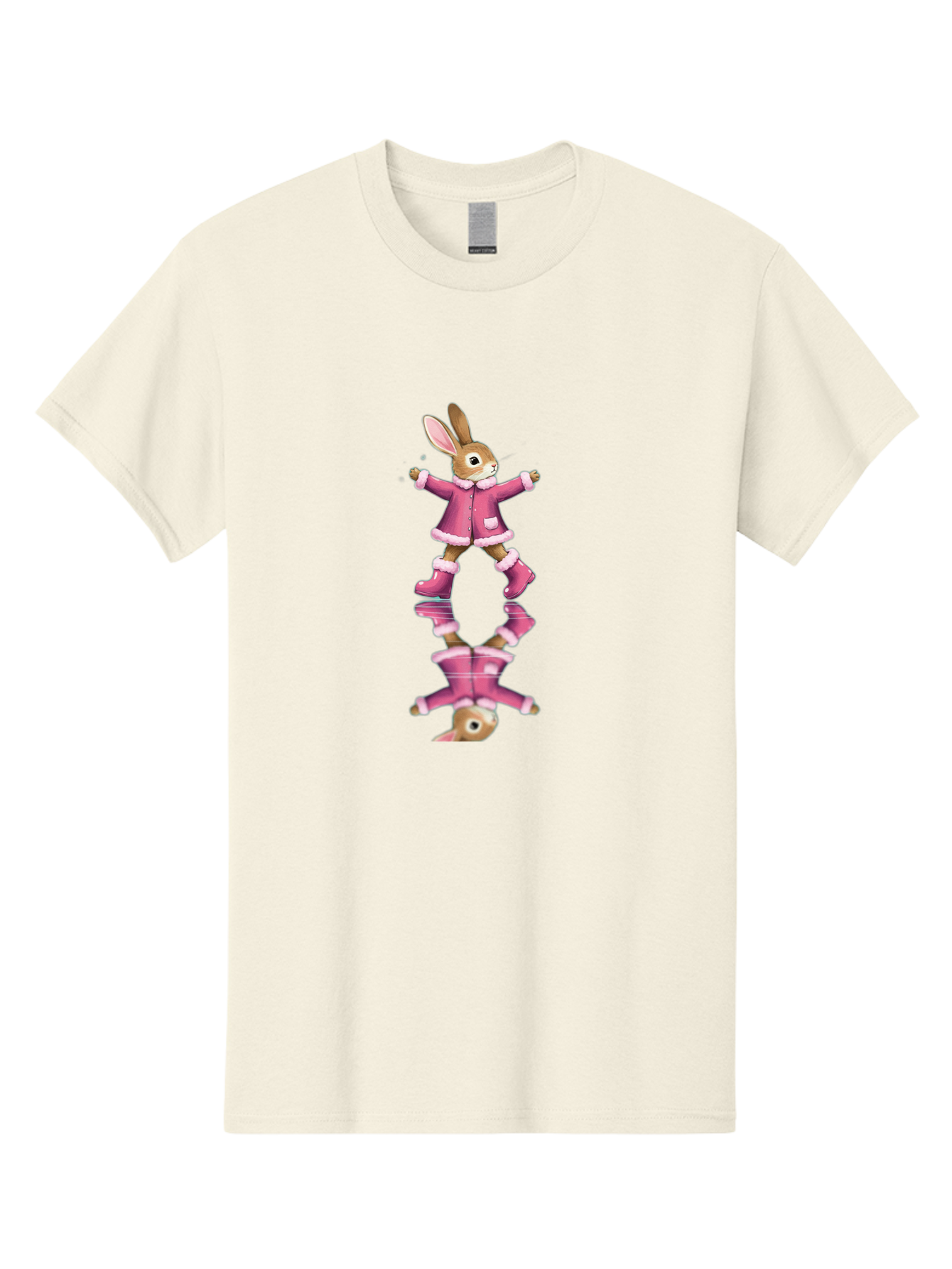 Bunny-In-Pink-Jacket Men'S Graphic Tee, 100% Cotton, Comfortable Casual Summer Wear, Machine Washable, Vintage Camera, Old Camera, Antique Camera, Black Camera, Classic Photography, Photography Equipment, Nostalgic Device, Film Camera, Baj347