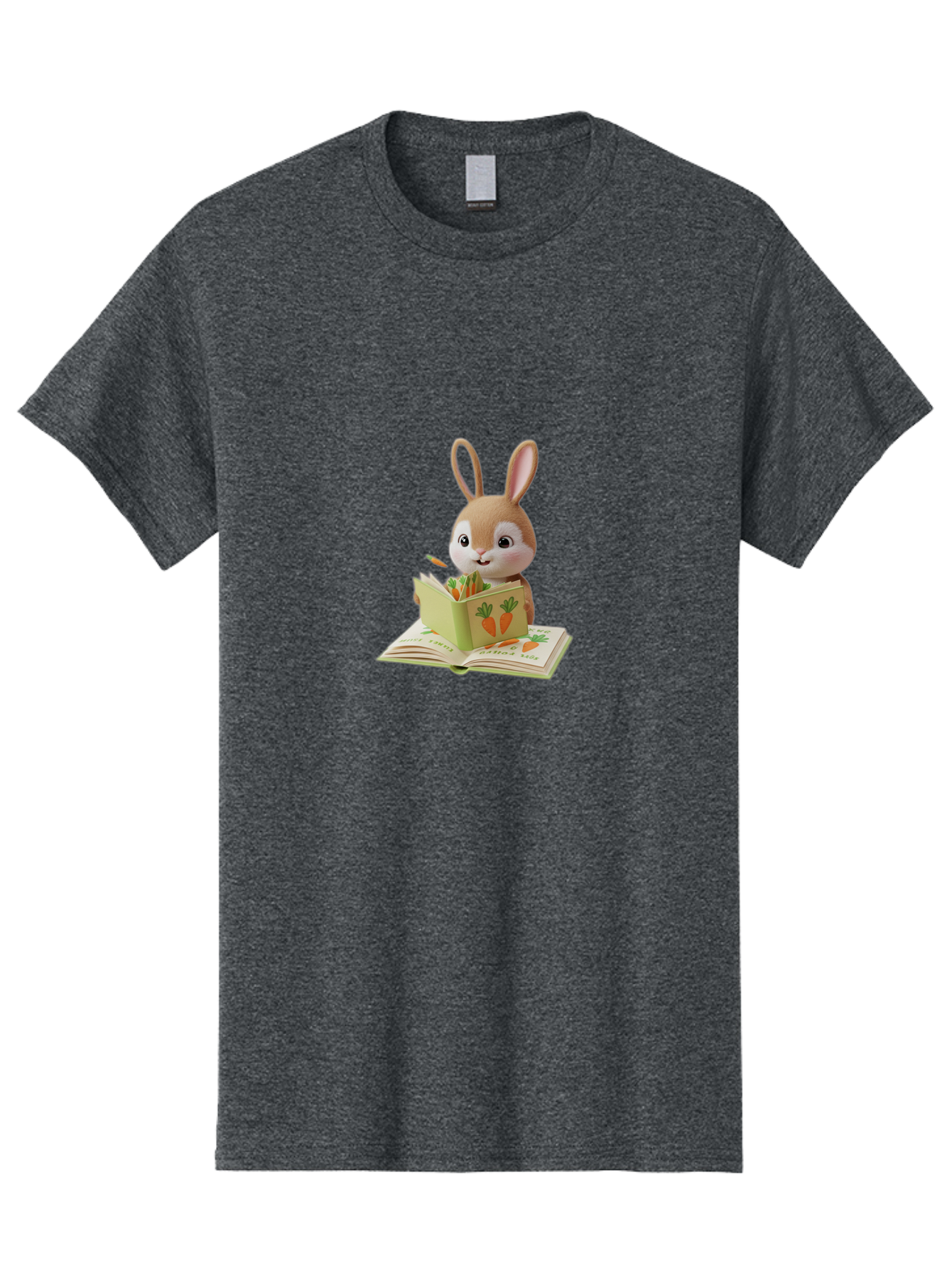 Bunny-Reading-Carrot-Book Men'S Graphic Tee, 100% Cotton, Comfortable Casual Summer Wear, Machine Washable, Vintage Camera, Old Camera, Antique Camera, Black Camera, Classic Photography, Photography Equipment, Nostalgic Device, Film Camera, Baj348