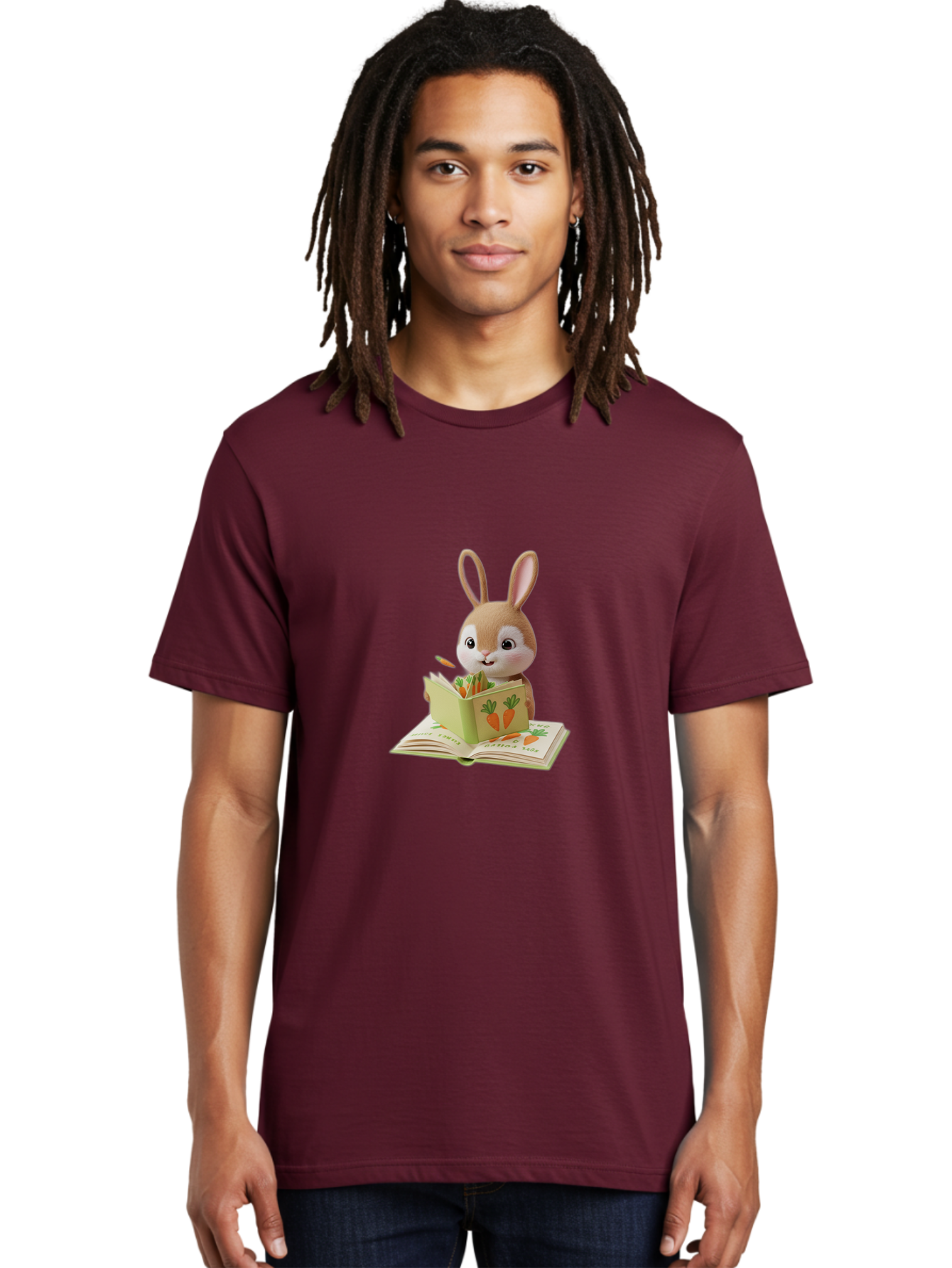 Bunny-Reading-Carrot-Book Men'S Graphic Tee, 100% Cotton, Comfortable Casual Summer Wear, Machine Washable, Vintage Camera, Old Camera, Antique Camera, Black Camera, Classic Photography, Photography Equipment, Nostalgic Device, Film Camera, Baj348