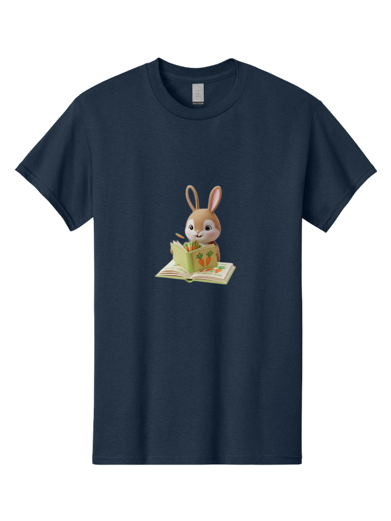 Bunny-Reading-Carrot-Book Men'S Graphic Tee, 100% Cotton, Comfortable Casual Summer Wear, Machine Washable, Vintage Camera, Old Camera, Antique Camera, Black Camera, Classic Photography, Photography Equipment, Nostalgic Device, Film Camera, Baj348