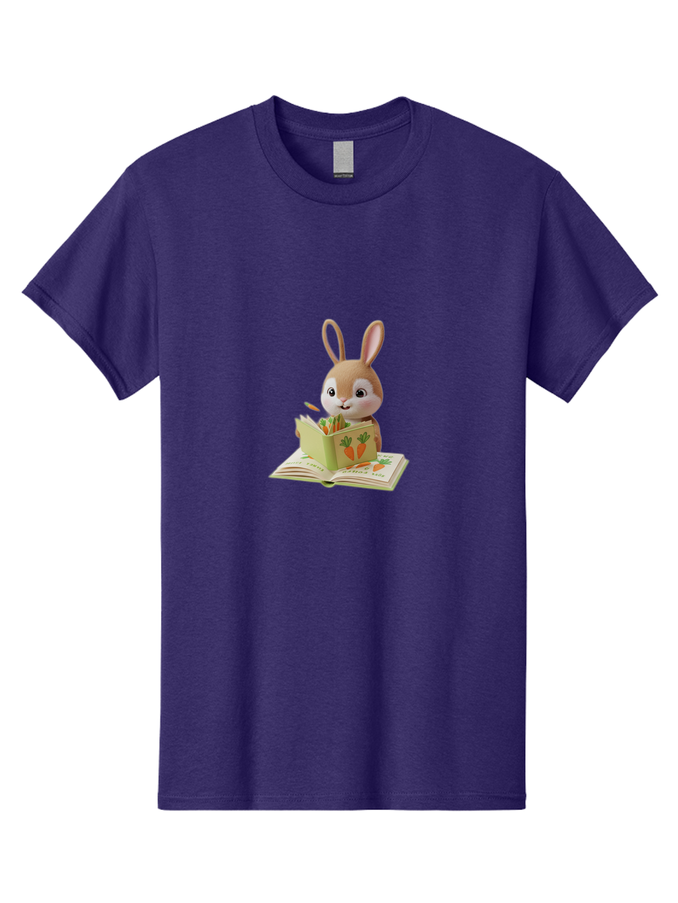 Bunny-Reading-Carrot-Book Men'S Graphic Tee, 100% Cotton, Comfortable Casual Summer Wear, Machine Washable, Vintage Camera, Old Camera, Antique Camera, Black Camera, Classic Photography, Photography Equipment, Nostalgic Device, Film Camera, Baj348