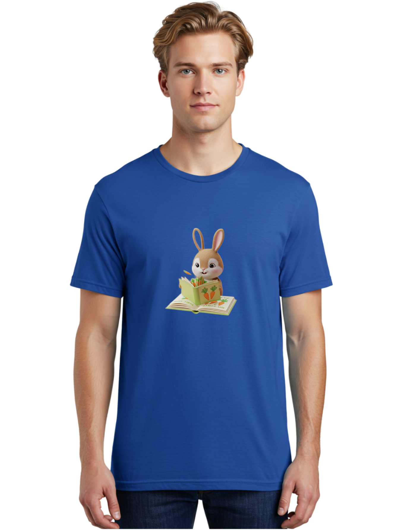 Bunny-Reading-Carrot-Book Men'S Graphic Tee, 100% Cotton, Comfortable Casual Summer Wear, Machine Washable, Vintage Camera, Old Camera, Antique Camera, Black Camera, Classic Photography, Photography Equipment, Nostalgic Device, Film Camera, Baj348