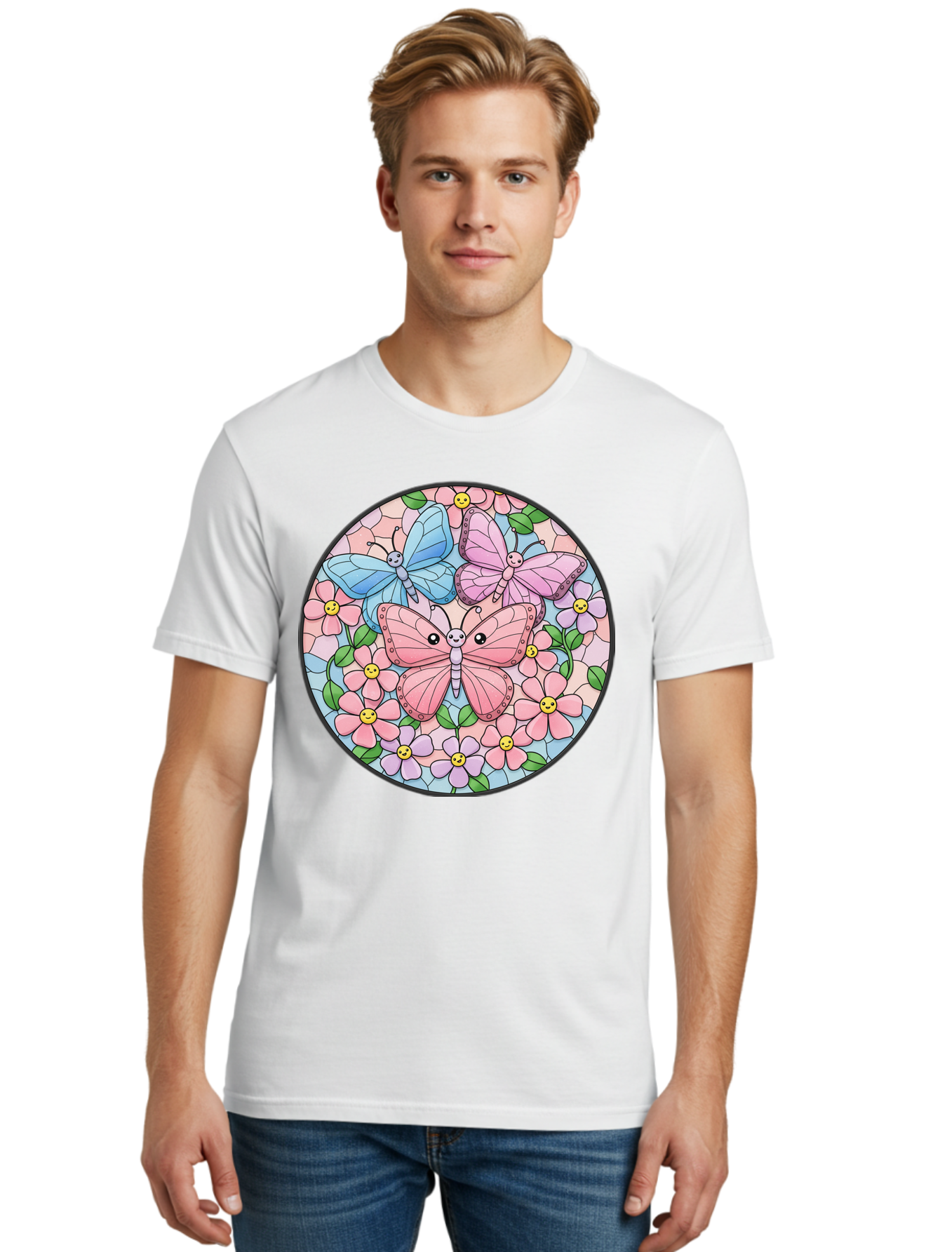 Butterflies-And-Flowers Men'S Graphic Tee, 100% Cotton, Comfortable Casual Summer Wear, Machine Washable, Vintage Camera, Old Camera, Antique Camera, Black Camera, Classic Photography, Photography Equipment, Nostalgic Device, Film Camera, Baj350