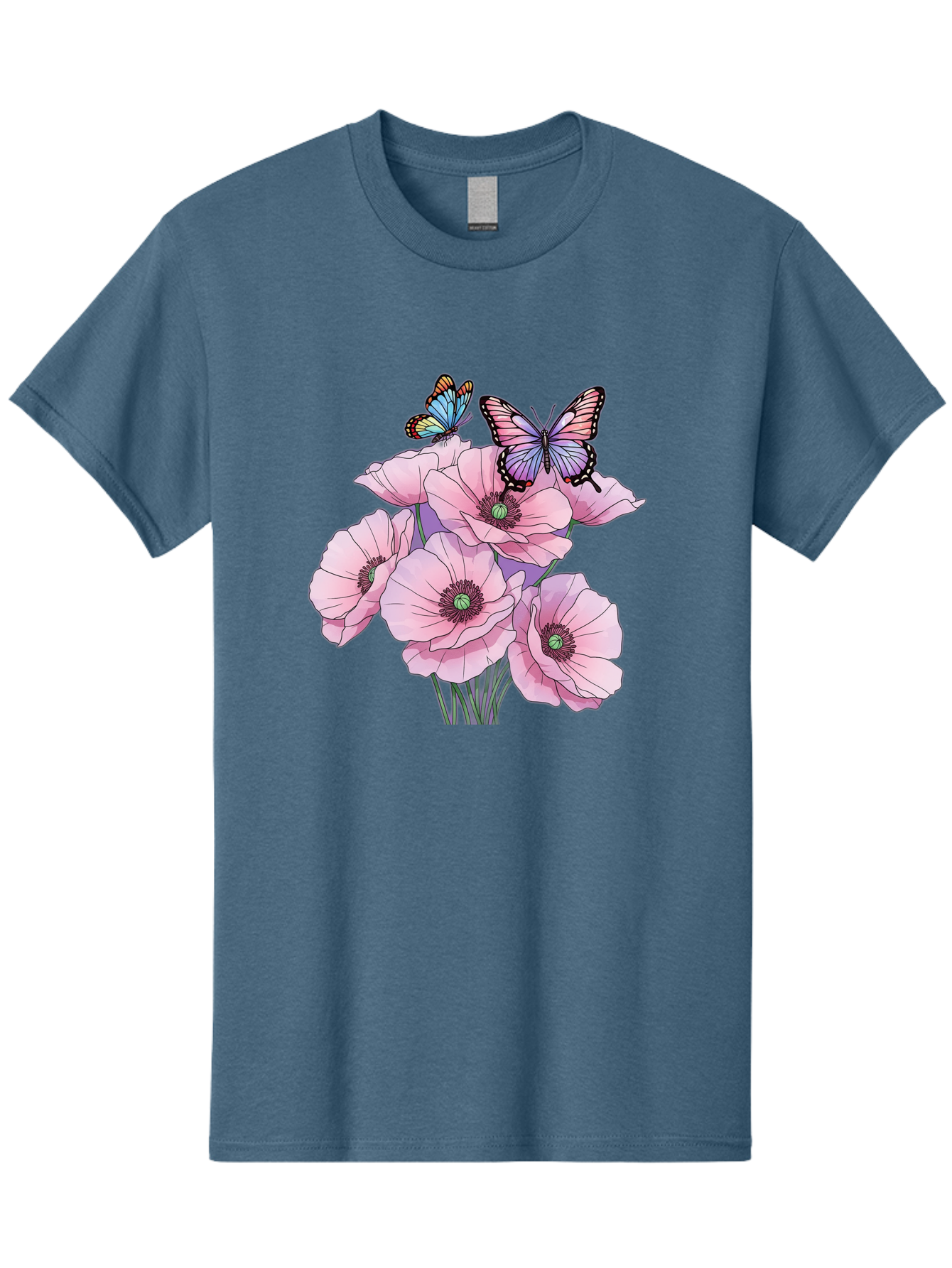 Butterflies-And-Poppies Men'S Graphic Tee, 100% Cotton, Comfortable Casual Summer Wear, Machine Washable, Vintage Camera, Old Camera, Antique Camera, Black Camera, Classic Photography, Photography Equipment, Nostalgic Device, Film Camera, Baj351