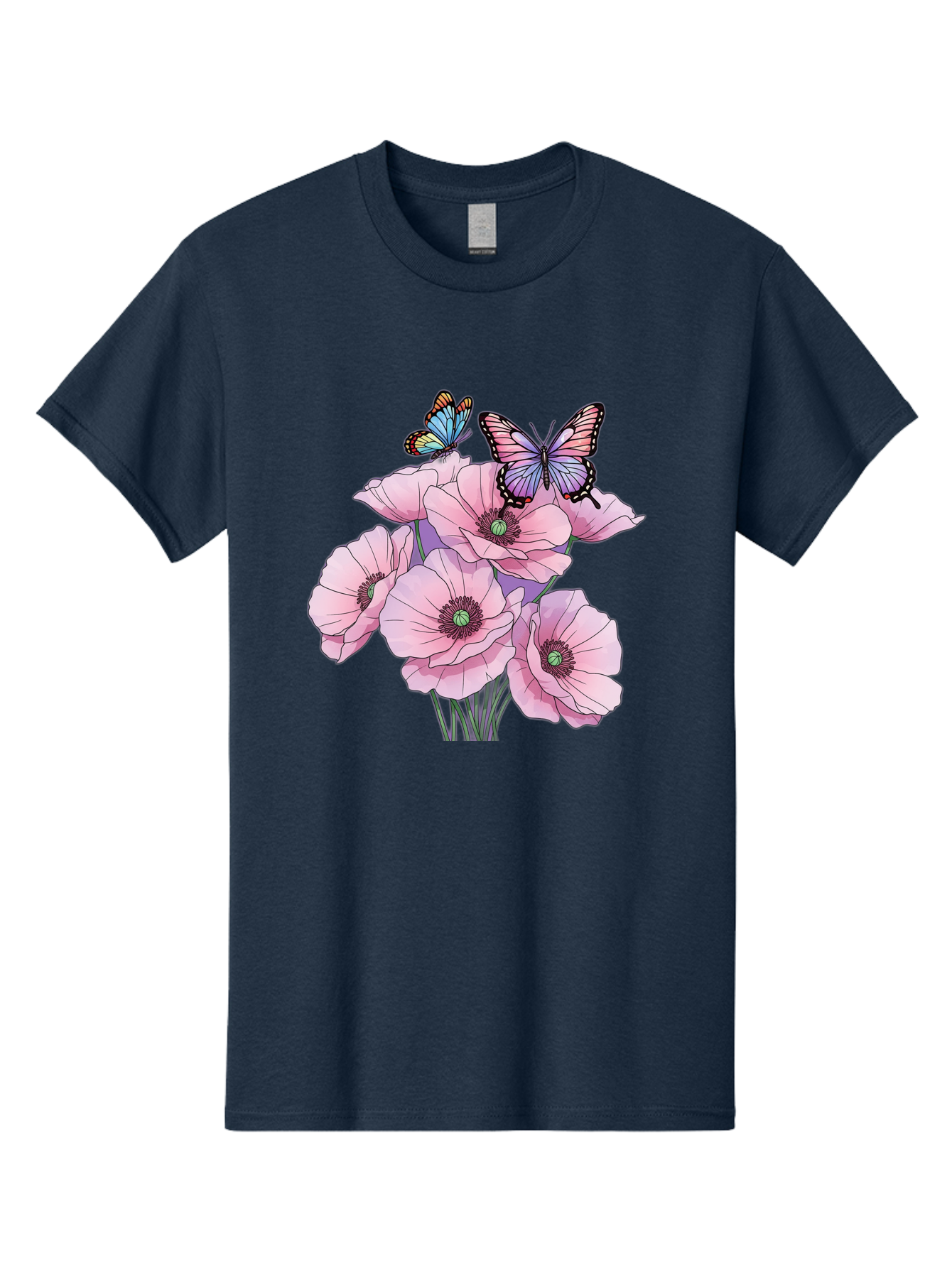 Butterflies-And-Poppies Men'S Graphic Tee, 100% Cotton, Comfortable Casual Summer Wear, Machine Washable, Vintage Camera, Old Camera, Antique Camera, Black Camera, Classic Photography, Photography Equipment, Nostalgic Device, Film Camera, Baj351