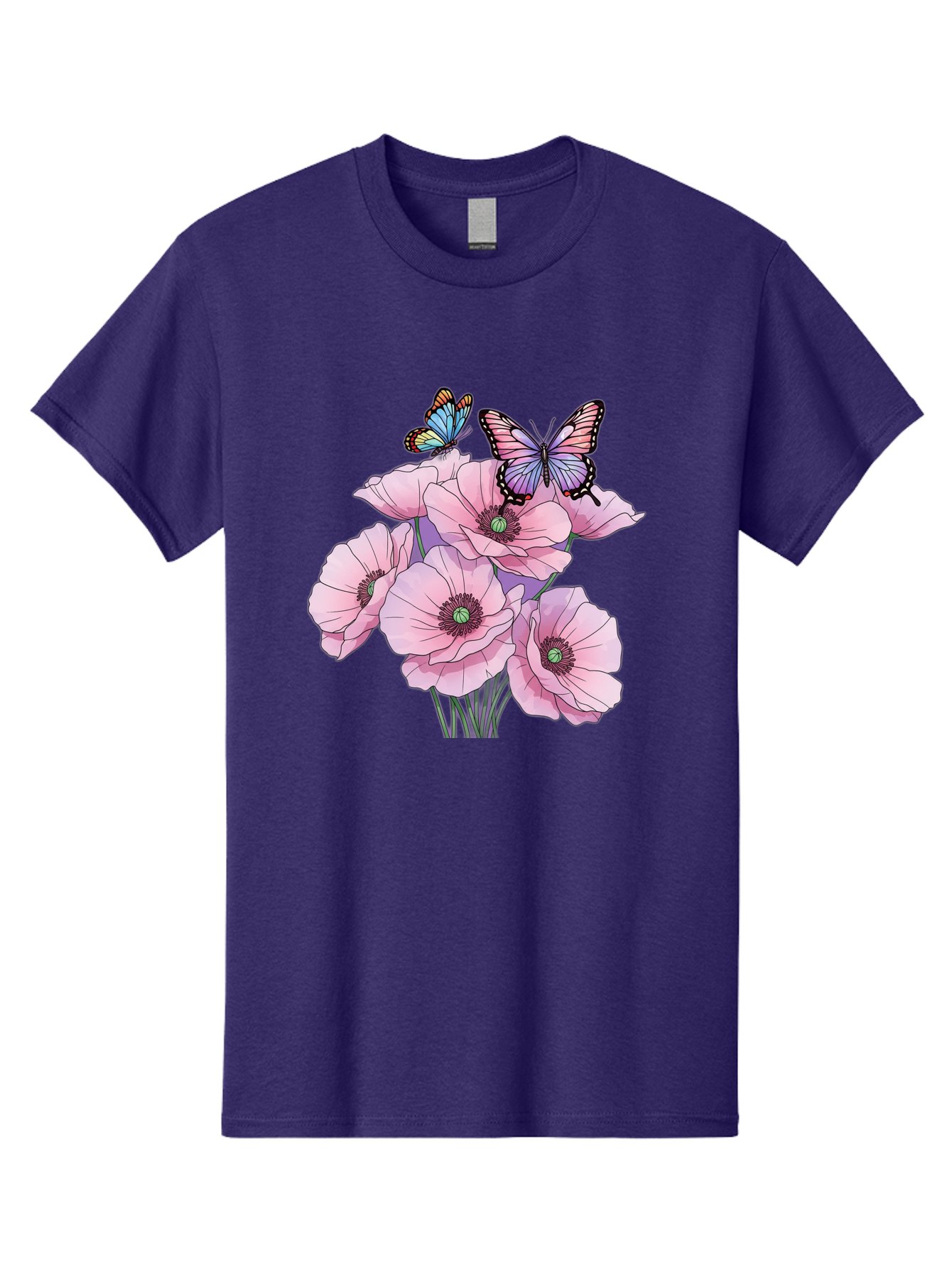 Butterflies-And-Poppies Men'S Graphic Tee, 100% Cotton, Comfortable Casual Summer Wear, Machine Washable, Vintage Camera, Old Camera, Antique Camera, Black Camera, Classic Photography, Photography Equipment, Nostalgic Device, Film Camera, Baj351