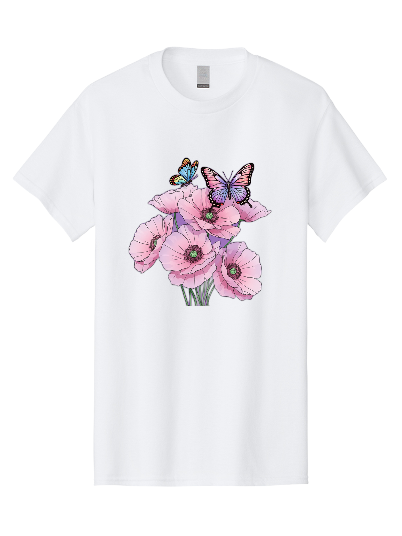 Butterflies-And-Poppies Men'S Graphic Tee, 100% Cotton, Comfortable Casual Summer Wear, Machine Washable, Vintage Camera, Old Camera, Antique Camera, Black Camera, Classic Photography, Photography Equipment, Nostalgic Device, Film Camera, Baj351