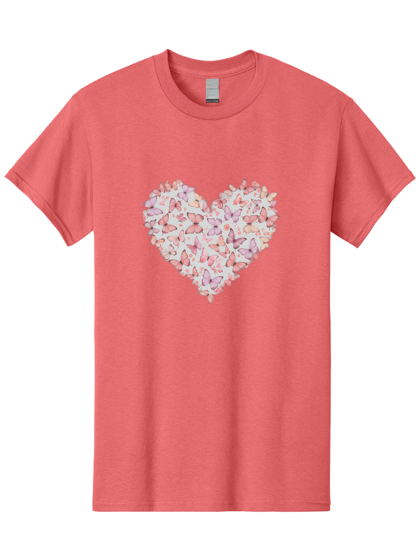 Butterflies-Heart-1 Men'S Graphic Tee, 100% Cotton, Comfortable Casual Summer Wear, Machine Washable, Vintage Camera, Old Camera, Antique Camera, Black Camera, Classic Photography, Photography Equipment, Nostalgic Device, Film Camera, Baj352