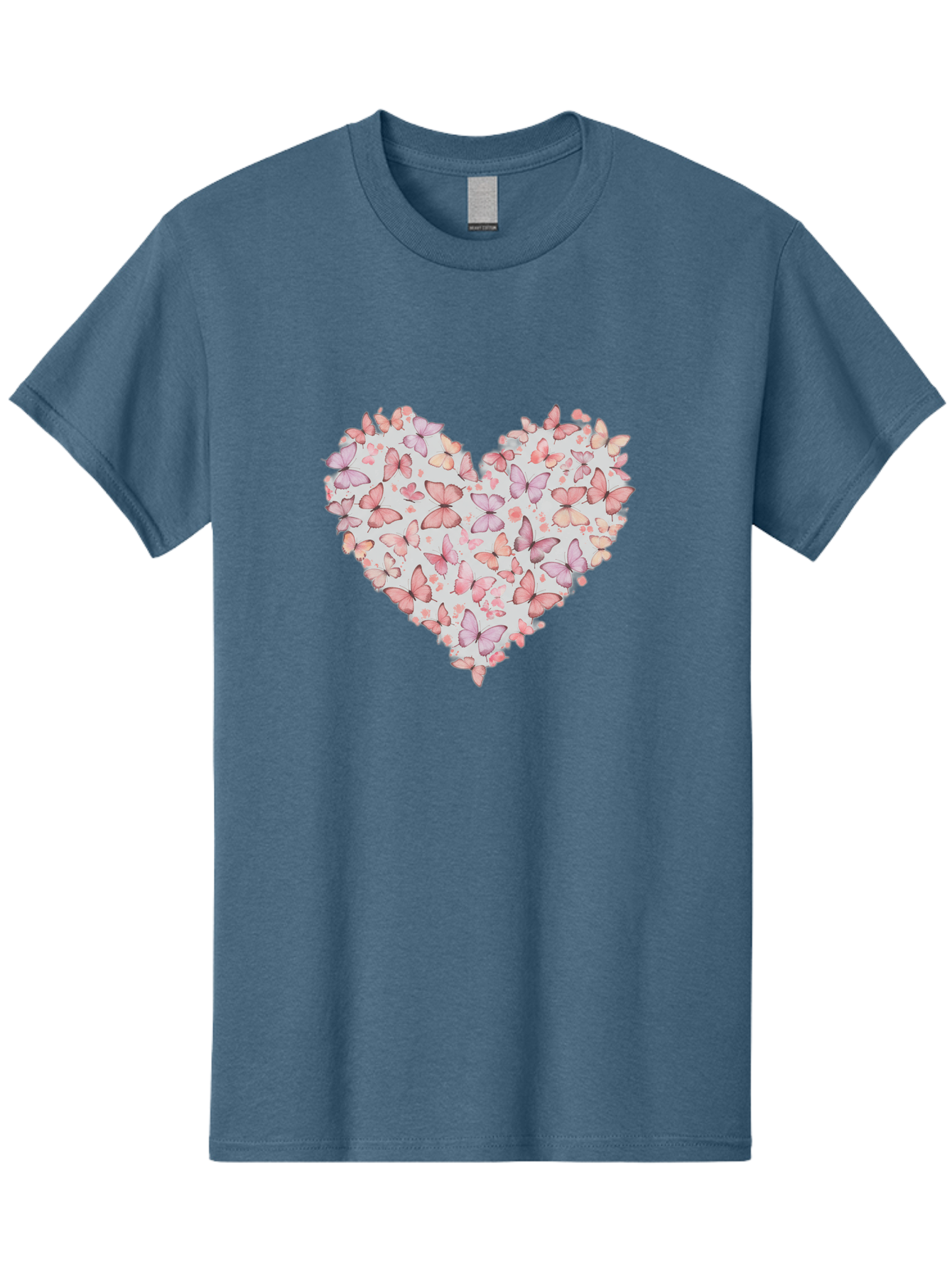 Butterflies-Heart-1 Men'S Graphic Tee, 100% Cotton, Comfortable Casual Summer Wear, Machine Washable, Vintage Camera, Old Camera, Antique Camera, Black Camera, Classic Photography, Photography Equipment, Nostalgic Device, Film Camera, Baj352