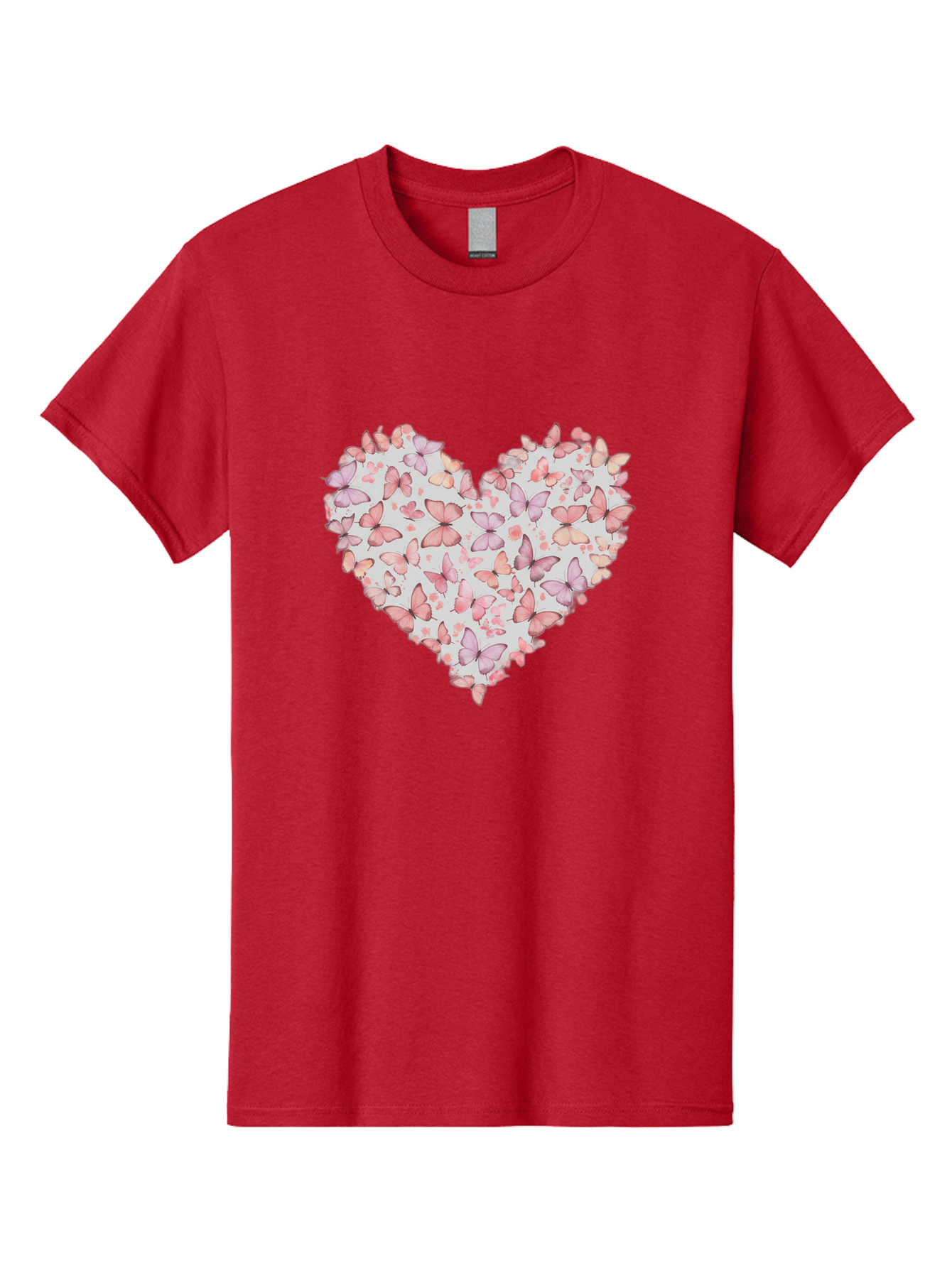 Butterflies-Heart-1 Men'S Graphic Tee, 100% Cotton, Comfortable Casual Summer Wear, Machine Washable, Vintage Camera, Old Camera, Antique Camera, Black Camera, Classic Photography, Photography Equipment, Nostalgic Device, Film Camera, Baj352