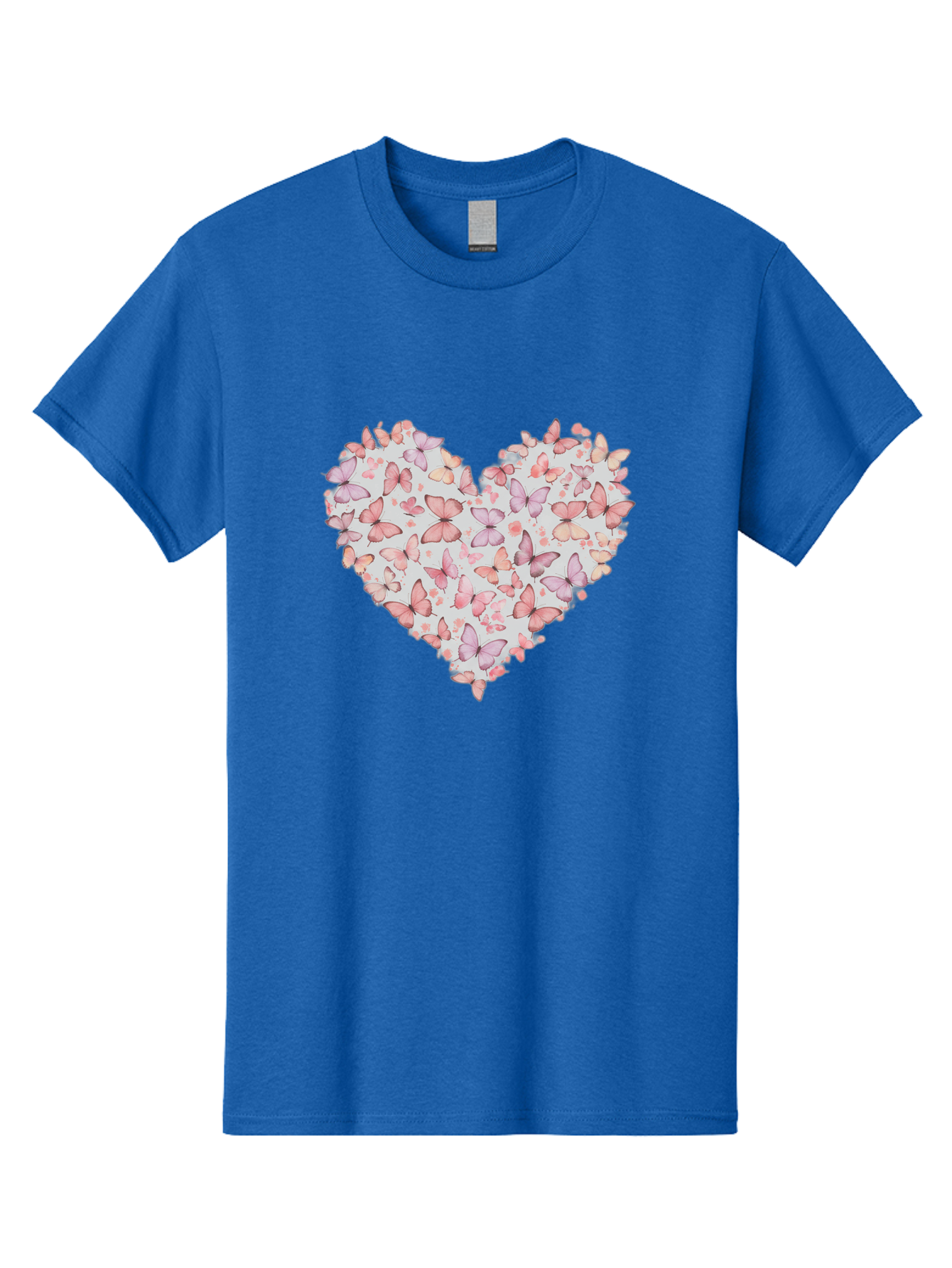 Butterflies-Heart-1 Men'S Graphic Tee, 100% Cotton, Comfortable Casual Summer Wear, Machine Washable, Vintage Camera, Old Camera, Antique Camera, Black Camera, Classic Photography, Photography Equipment, Nostalgic Device, Film Camera, Baj352