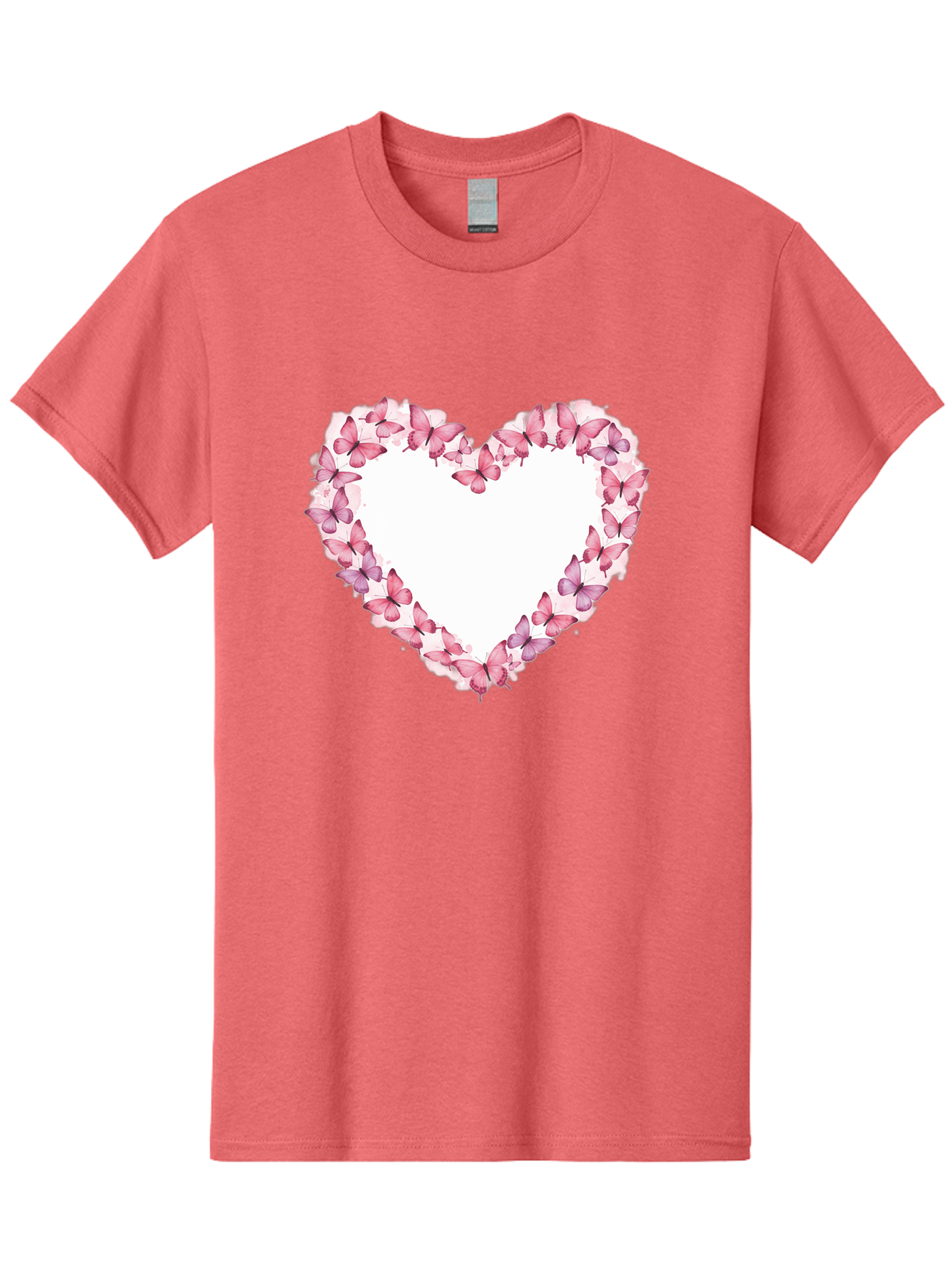 Butterflies-Heart Men'S Graphic Tee, 100% Cotton, Comfortable Casual Summer Wear, Machine Washable, Vintage Camera, Old Camera, Antique Camera, Black Camera, Classic Photography, Photography Equipment, Nostalgic Device, Film Camera, Camera Art Baj354