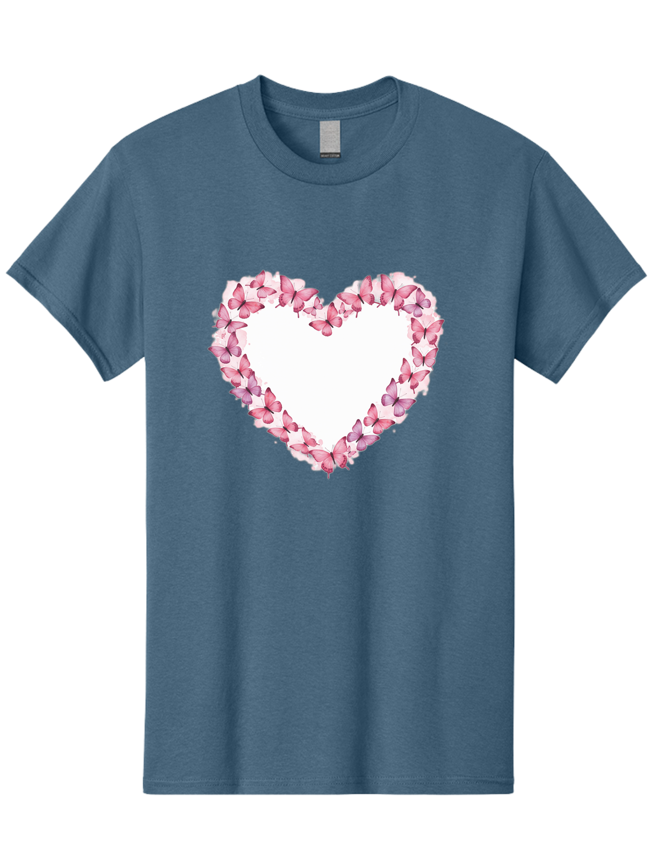 Butterflies-Heart Men'S Graphic Tee, 100% Cotton, Comfortable Casual Summer Wear, Machine Washable, Vintage Camera, Old Camera, Antique Camera, Black Camera, Classic Photography, Photography Equipment, Nostalgic Device, Film Camera, Camera Art Baj354