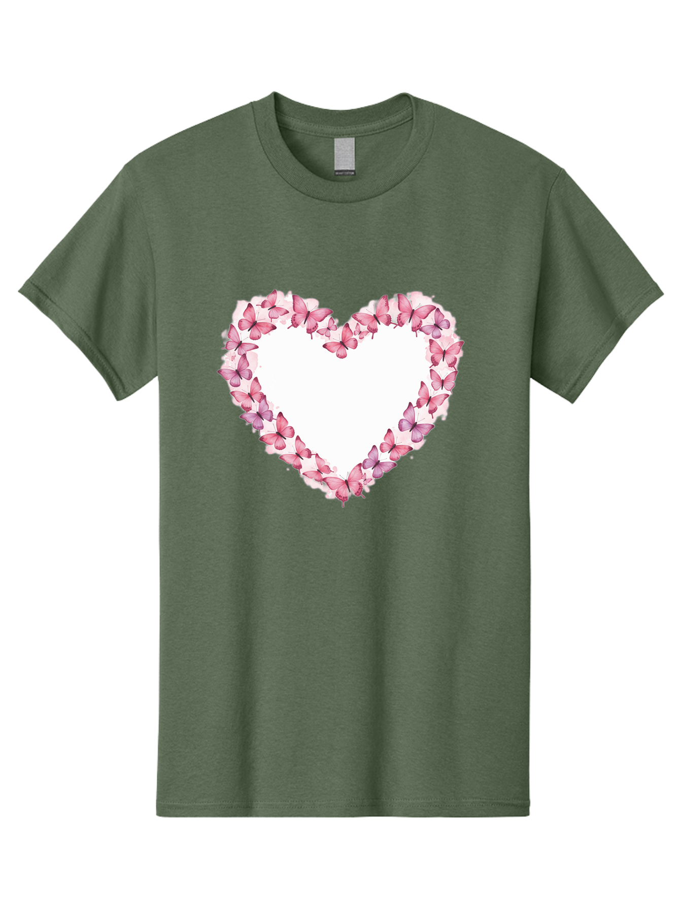 Butterflies-Heart Men'S Graphic Tee, 100% Cotton, Comfortable Casual Summer Wear, Machine Washable, Vintage Camera, Old Camera, Antique Camera, Black Camera, Classic Photography, Photography Equipment, Nostalgic Device, Film Camera, Camera Art Baj354