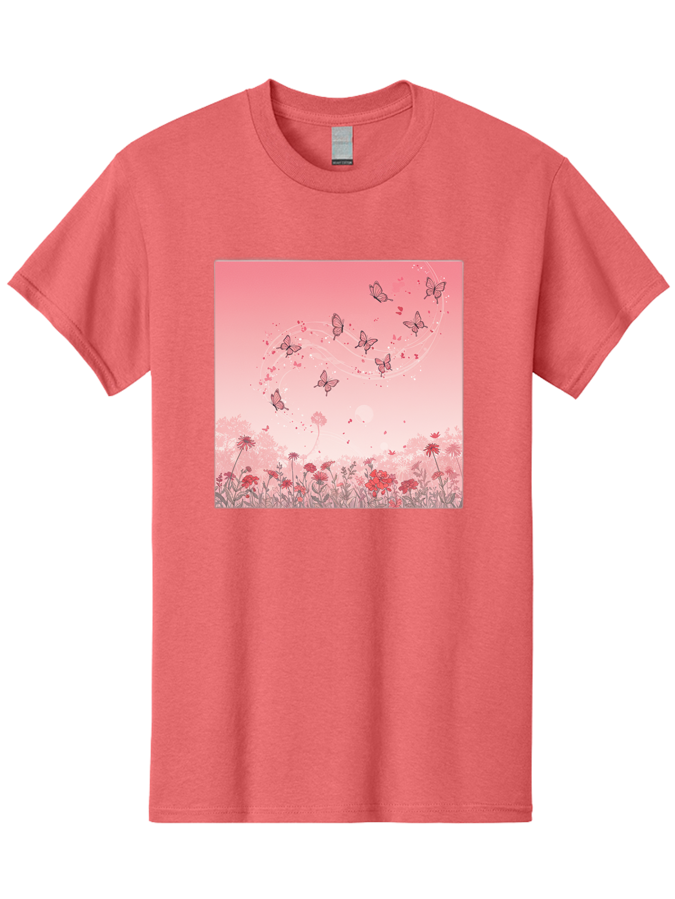 Butterflies-In-Flowers Men'S Graphic Tee, 100% Cotton, Comfortable Casual Summer Wear, Machine Washable, Vintage Camera, Old Camera, Antique Camera, Black Camera, Classic Photography, Photography Equipment, Nostalgic Device, Film Camera, Baj355