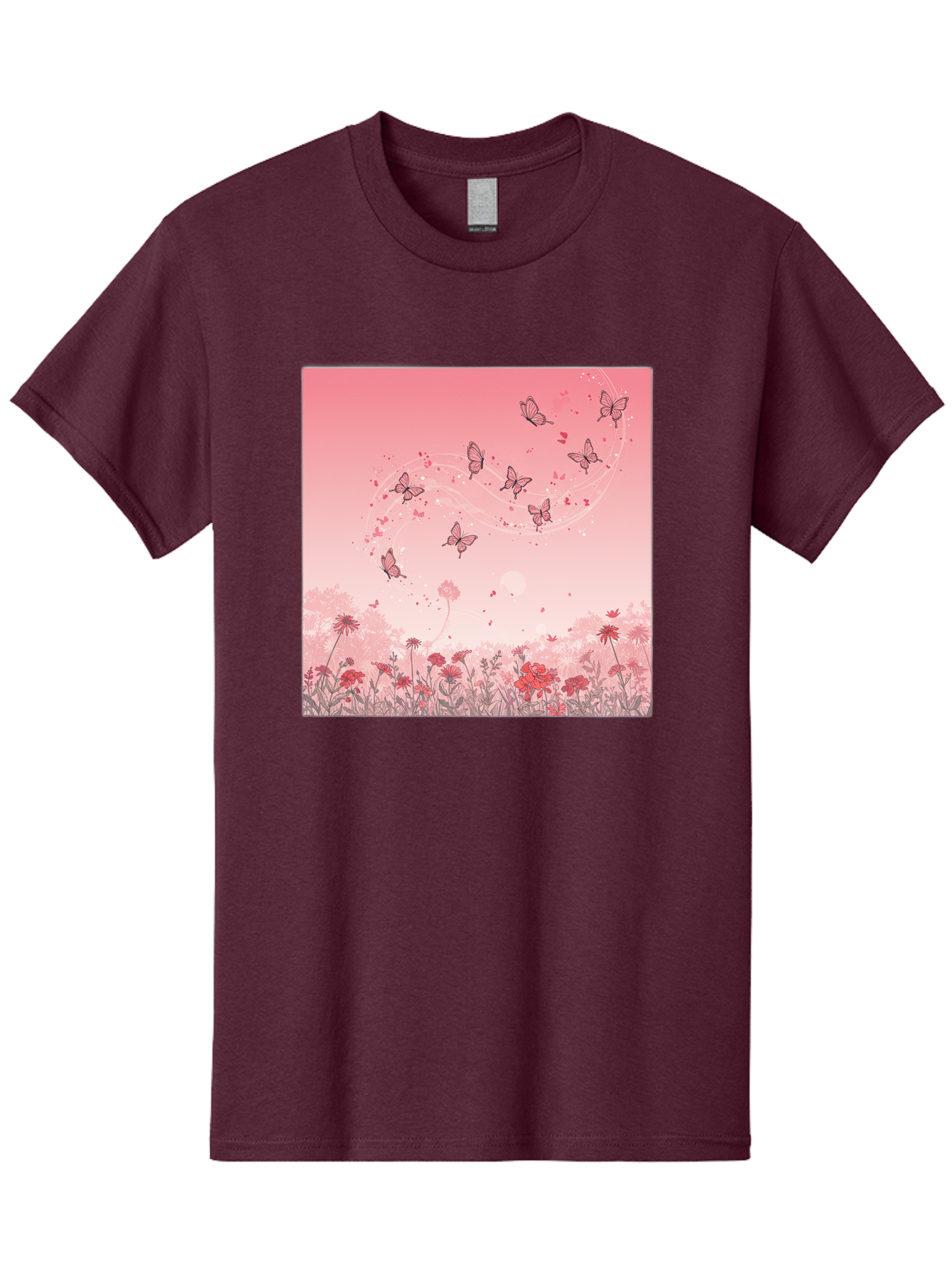 Butterflies-In-Flowers Men'S Graphic Tee, 100% Cotton, Comfortable Casual Summer Wear, Machine Washable, Vintage Camera, Old Camera, Antique Camera, Black Camera, Classic Photography, Photography Equipment, Nostalgic Device, Film Camera, Baj355