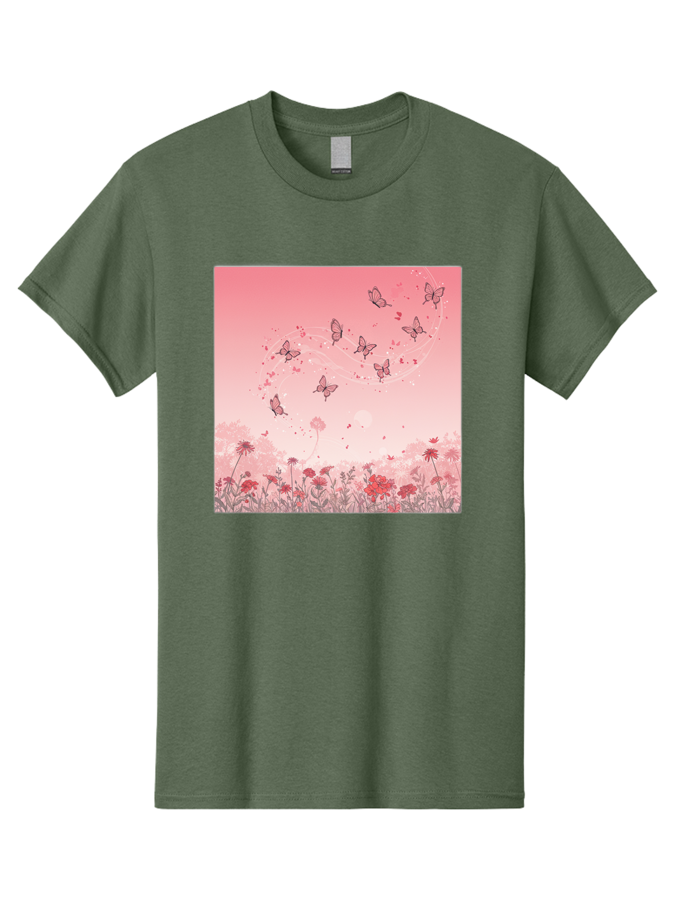 Butterflies-In-Flowers Men'S Graphic Tee, 100% Cotton, Comfortable Casual Summer Wear, Machine Washable, Vintage Camera, Old Camera, Antique Camera, Black Camera, Classic Photography, Photography Equipment, Nostalgic Device, Film Camera, Baj355