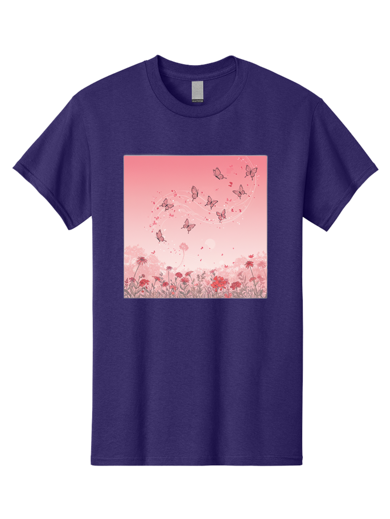 Butterflies-In-Flowers Men'S Graphic Tee, 100% Cotton, Comfortable Casual Summer Wear, Machine Washable, Vintage Camera, Old Camera, Antique Camera, Black Camera, Classic Photography, Photography Equipment, Nostalgic Device, Film Camera, Baj355