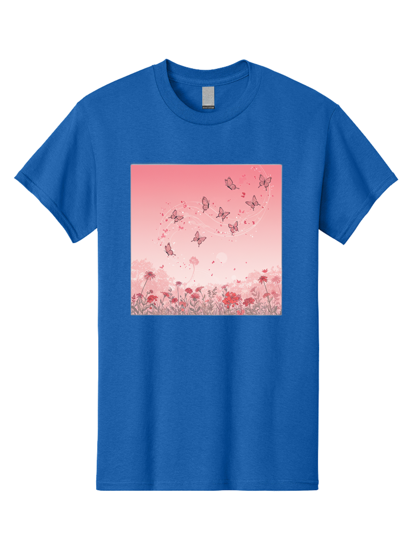 Butterflies-In-Flowers Men'S Graphic Tee, 100% Cotton, Comfortable Casual Summer Wear, Machine Washable, Vintage Camera, Old Camera, Antique Camera, Black Camera, Classic Photography, Photography Equipment, Nostalgic Device, Film Camera, Baj355