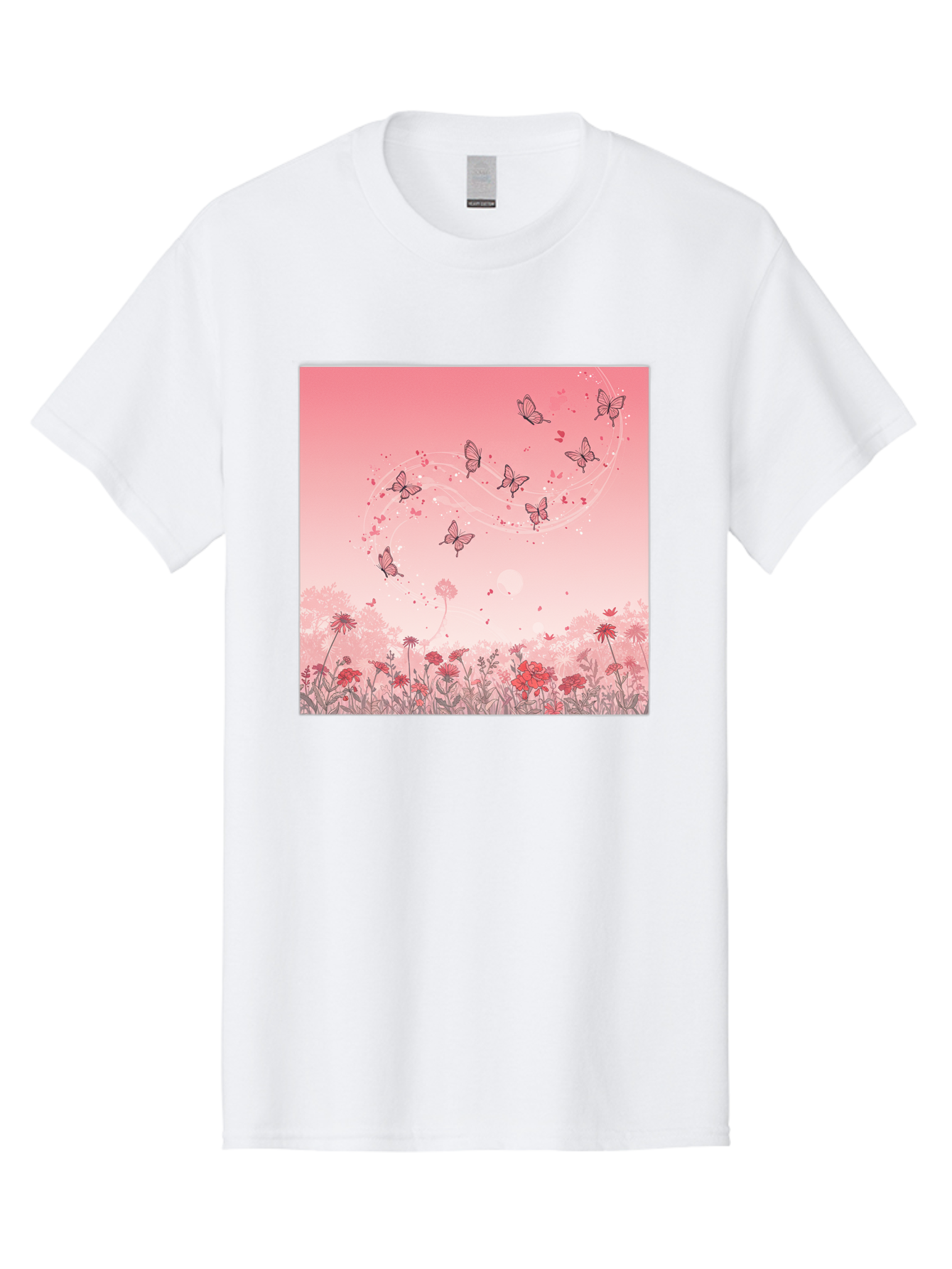 Butterflies-In-Flowers Men'S Graphic Tee, 100% Cotton, Comfortable Casual Summer Wear, Machine Washable, Vintage Camera, Old Camera, Antique Camera, Black Camera, Classic Photography, Photography Equipment, Nostalgic Device, Film Camera, Baj355