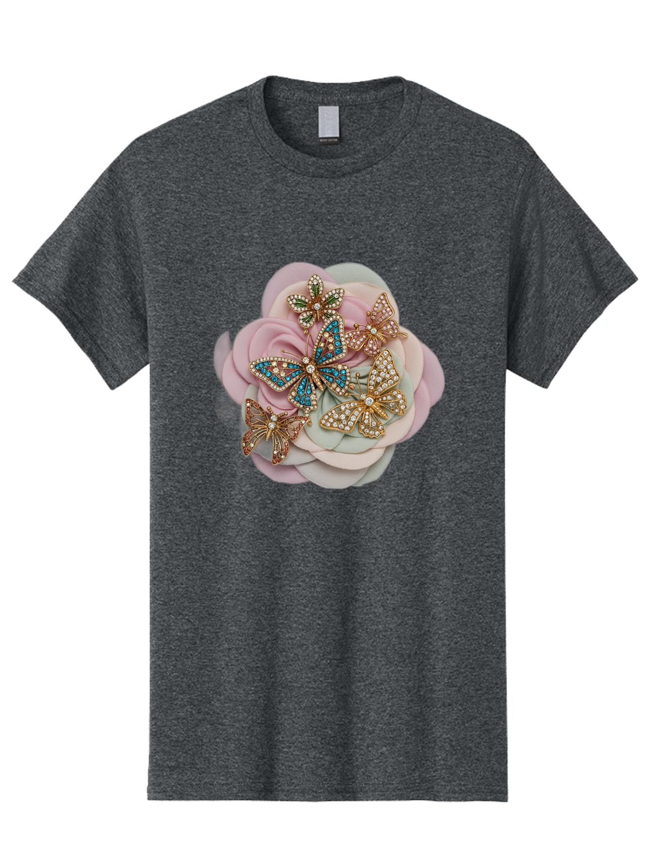 Butterfly-Brooch Men'S Graphic Tee, 100% Cotton, Comfortable Casual Summer Wear, Machine Washable, Vintage Camera, Old Camera, Antique Camera, Black Camera, Classic Photography, Photography Equipment, Nostalgic Device, Film Camera, Camera Art Baj356