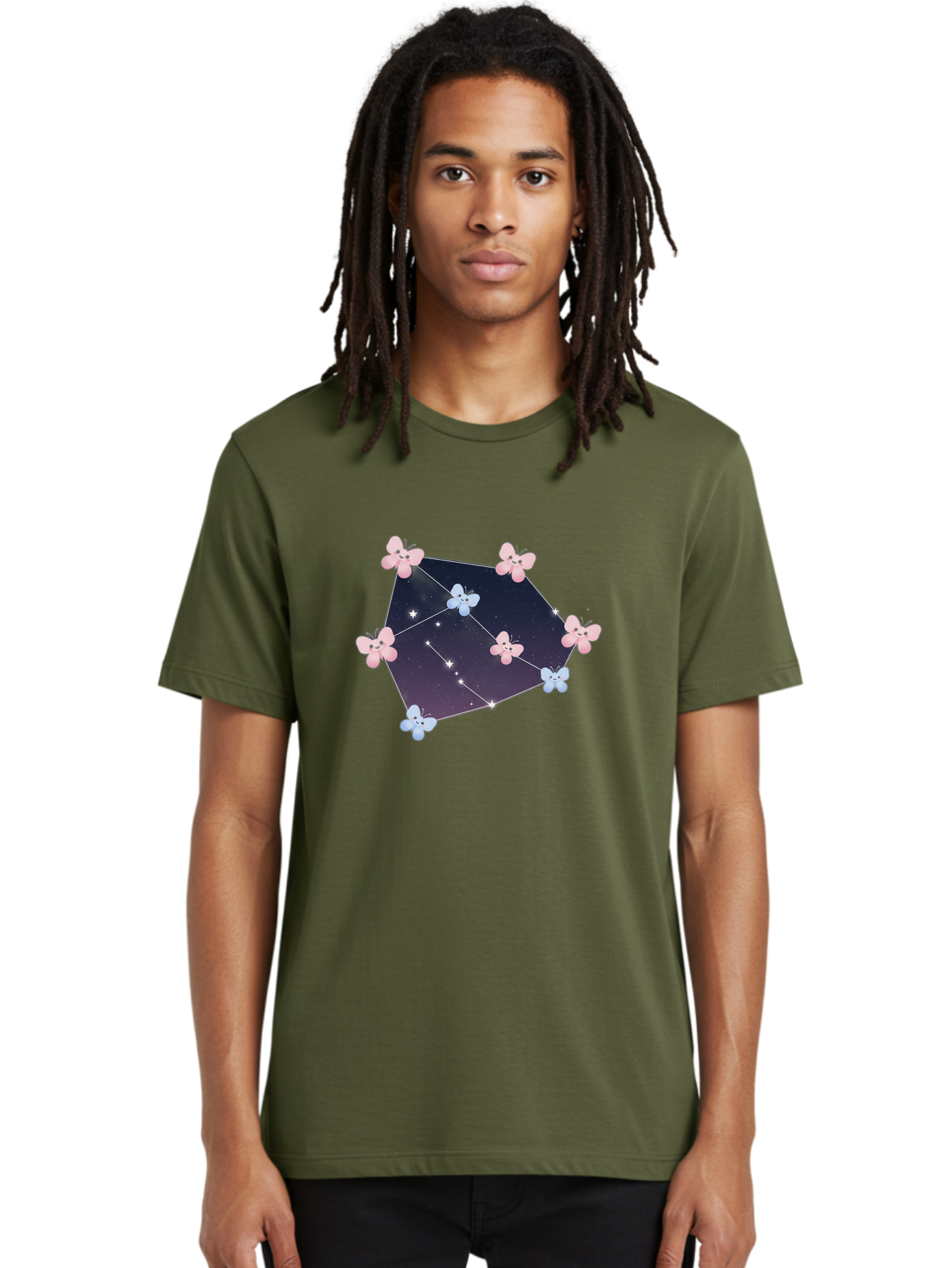 Butterfly-Constellation Men'S Graphic Tee, 100% Cotton, Comfortable Casual Summer Wear, Machine Washable, Vintage Camera, Old Camera, Antique Camera, Black Camera, Classic Photography, Photography Equipment, Nostalgic Device, Film Camera, Baj357