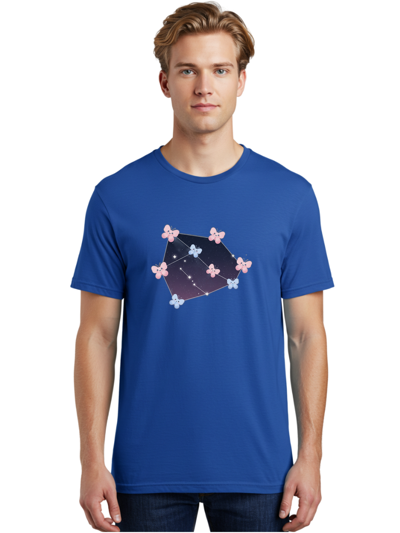 Butterfly-Constellation Men'S Graphic Tee, 100% Cotton, Comfortable Casual Summer Wear, Machine Washable, Vintage Camera, Old Camera, Antique Camera, Black Camera, Classic Photography, Photography Equipment, Nostalgic Device, Film Camera, Baj357