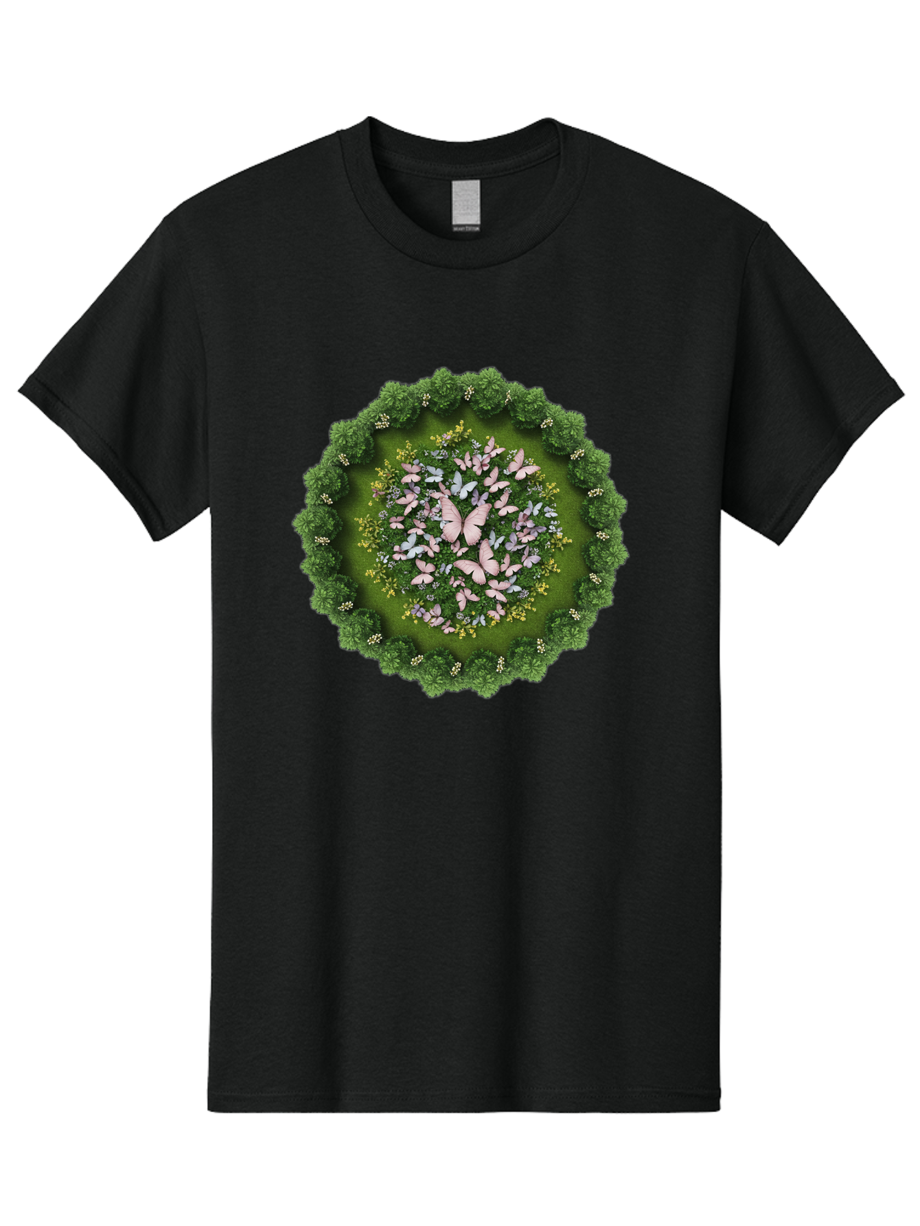 Butterfly-Garden Men'S Graphic Tee, 100% Cotton, Comfortable Casual Summer Wear, Machine Washable, Vintage Camera, Old Camera, Antique Camera, Black Camera, Classic Photography, Photography Equipment, Nostalgic Device, Film Camera, Camera Art Baj359