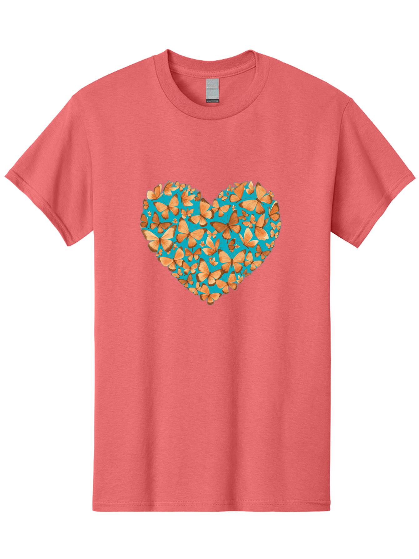 Butterfly-Heart-1 Men'S Graphic Tee, 100% Cotton, Comfortable Casual Summer Wear, Machine Washable, Vintage Camera, Old Camera, Antique Camera, Black Camera, Classic Photography, Photography Equipment, Nostalgic Device, Film Camera, Camera Art Baj360