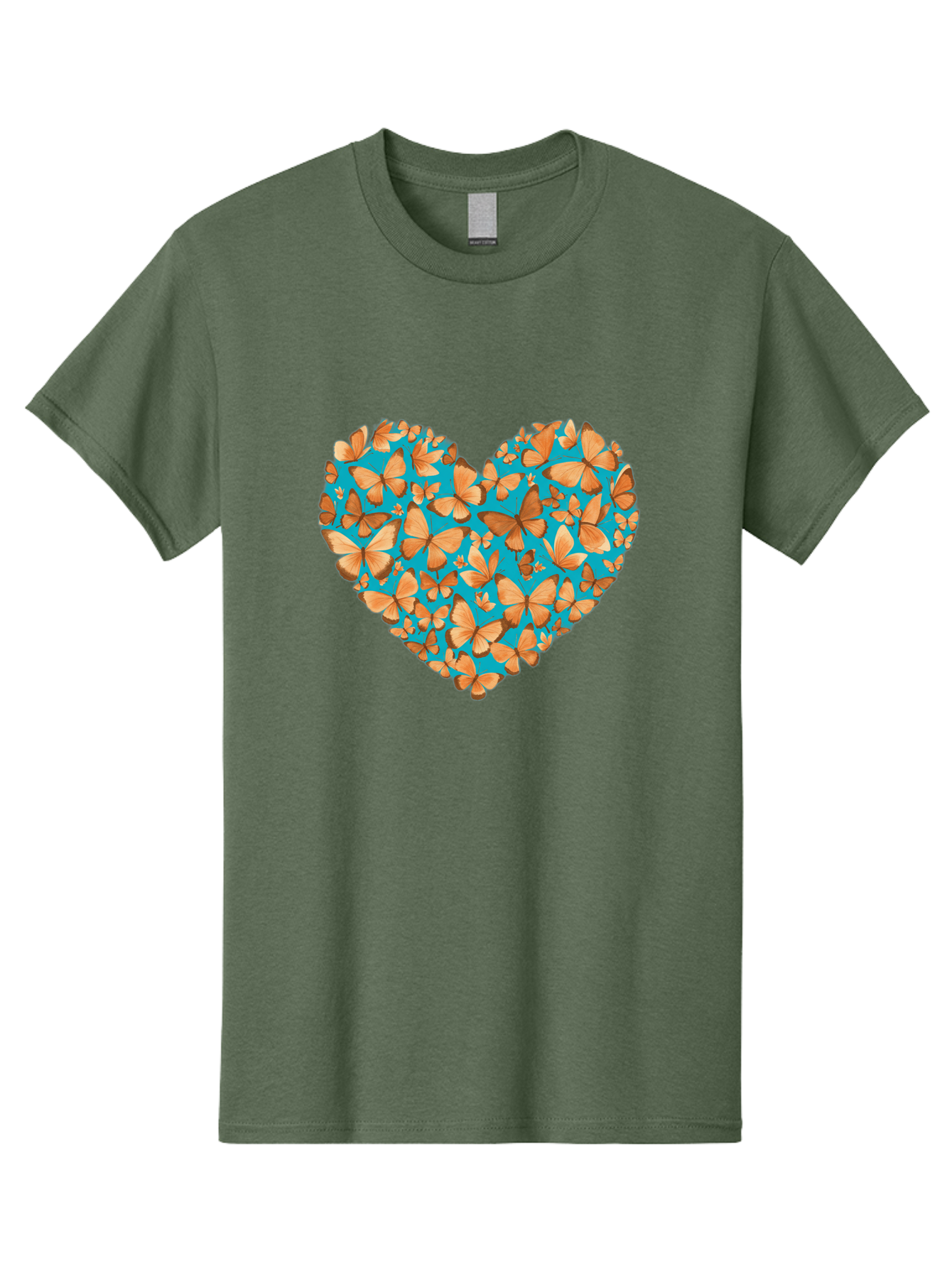 Butterfly-Heart-1 Men'S Graphic Tee, 100% Cotton, Comfortable Casual Summer Wear, Machine Washable, Vintage Camera, Old Camera, Antique Camera, Black Camera, Classic Photography, Photography Equipment, Nostalgic Device, Film Camera, Camera Art Baj360