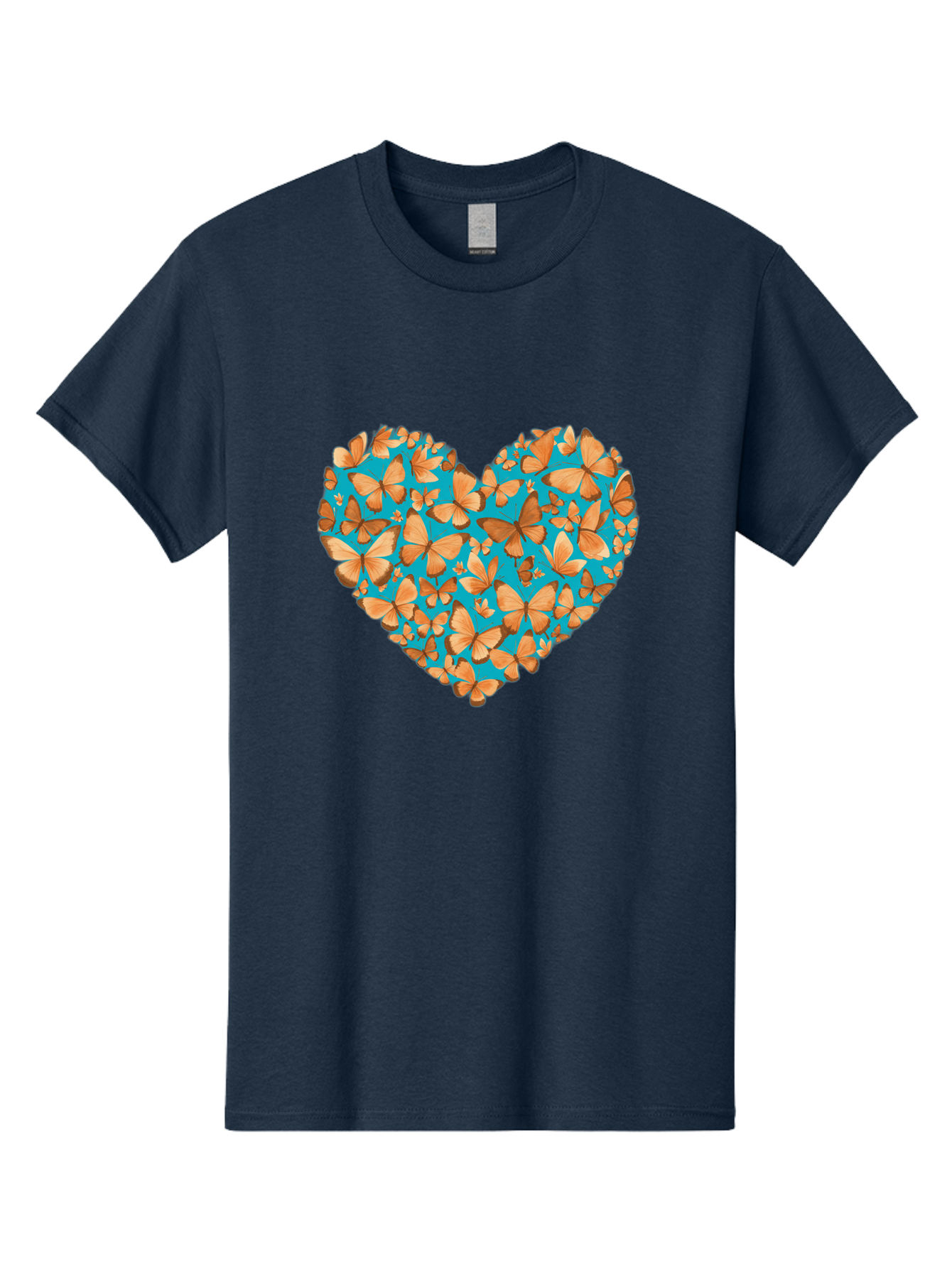 Butterfly-Heart-1 Men'S Graphic Tee, 100% Cotton, Comfortable Casual Summer Wear, Machine Washable, Vintage Camera, Old Camera, Antique Camera, Black Camera, Classic Photography, Photography Equipment, Nostalgic Device, Film Camera, Camera Art Baj360